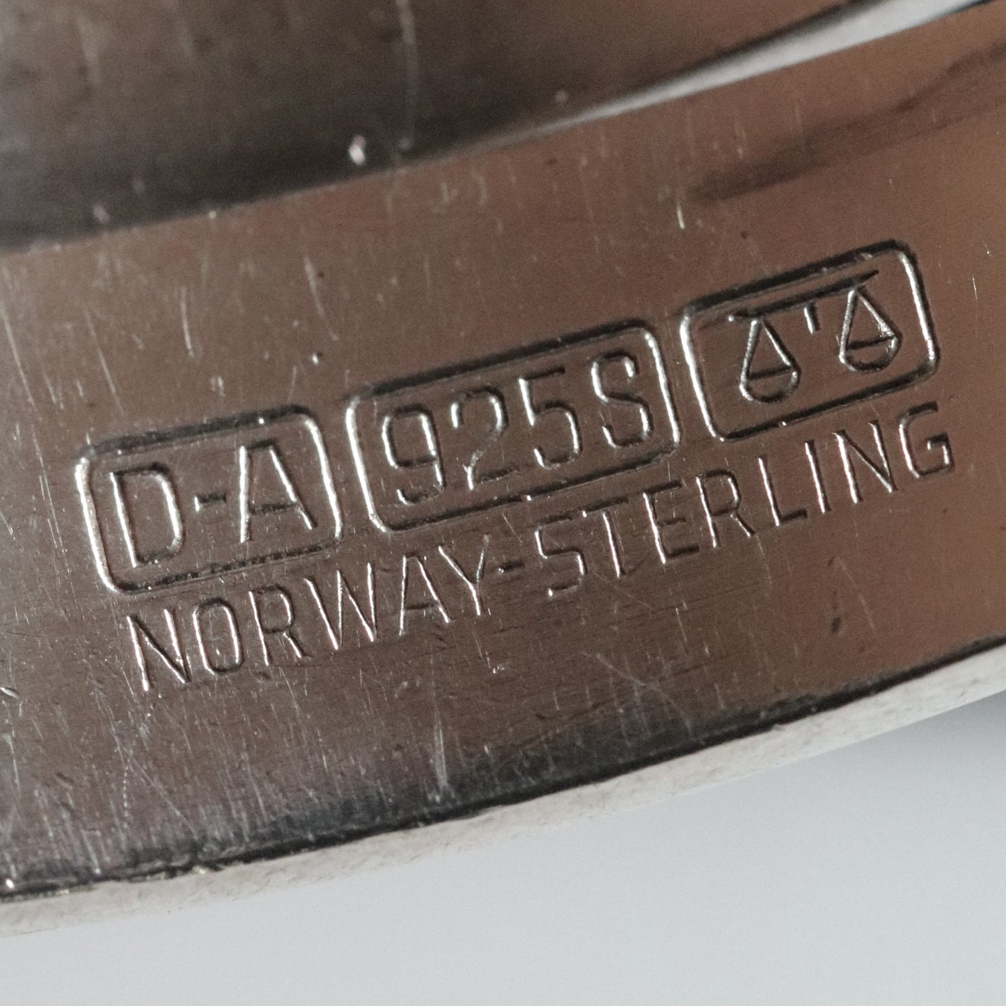 Vintage David Andersen Jewelry | Viking Saga Overlapping Bands Bangle Bracelet Denmark