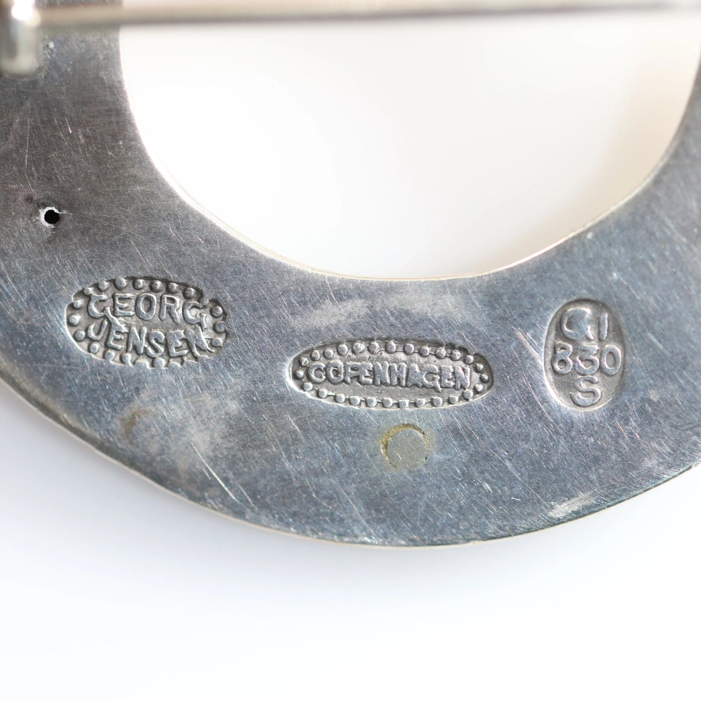 Antique Georg Jensen Jewelry | Early Coral Wreath Art Nouveau Brooch 49 - Carmel Fine Silver Jewelry