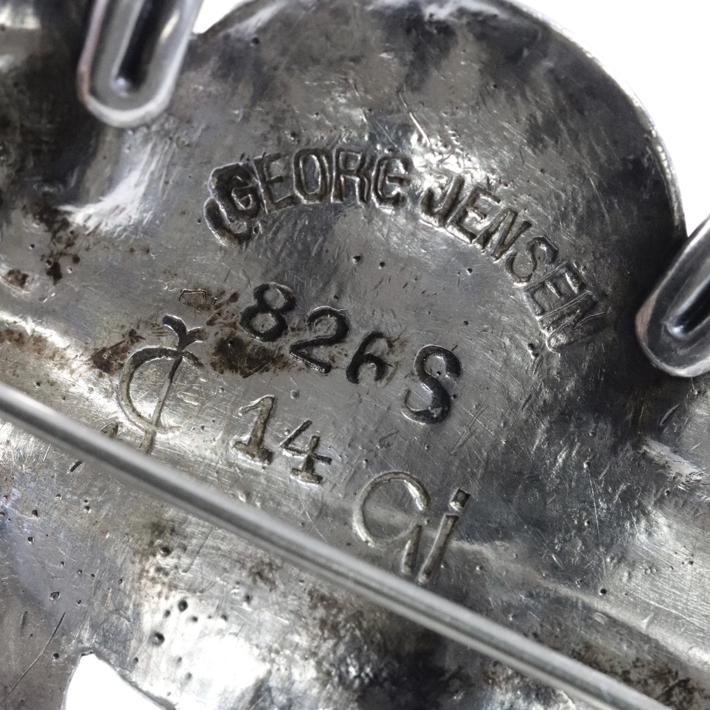 Antique Georg Jensen Jewelry | Early Lapis Lazuli Art Nouveau Brooch 14 - Carmel Fine Silver Jewelry