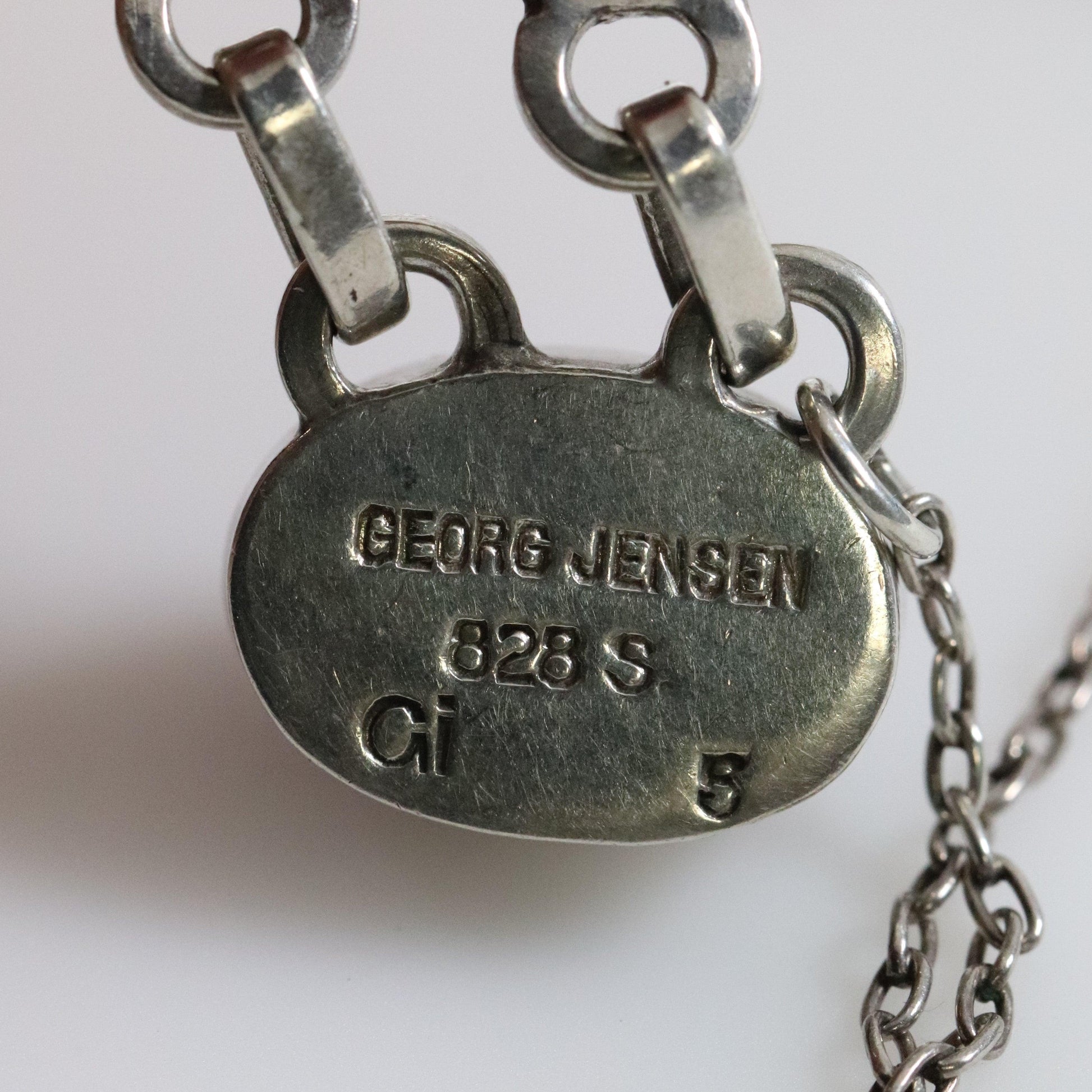 Antique Georg Jensen Jewelry | Rare Amethyst Bracelet 5 - Carmel Fine Silver Jewelry