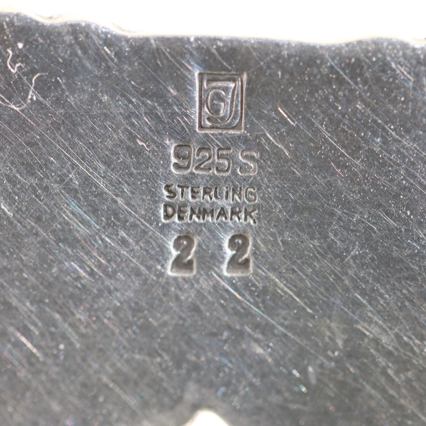 Georg Jensen Jewelry | Malachite Art Nouveau Master Silver Vintage Brooch 22 - Carmel FSJ