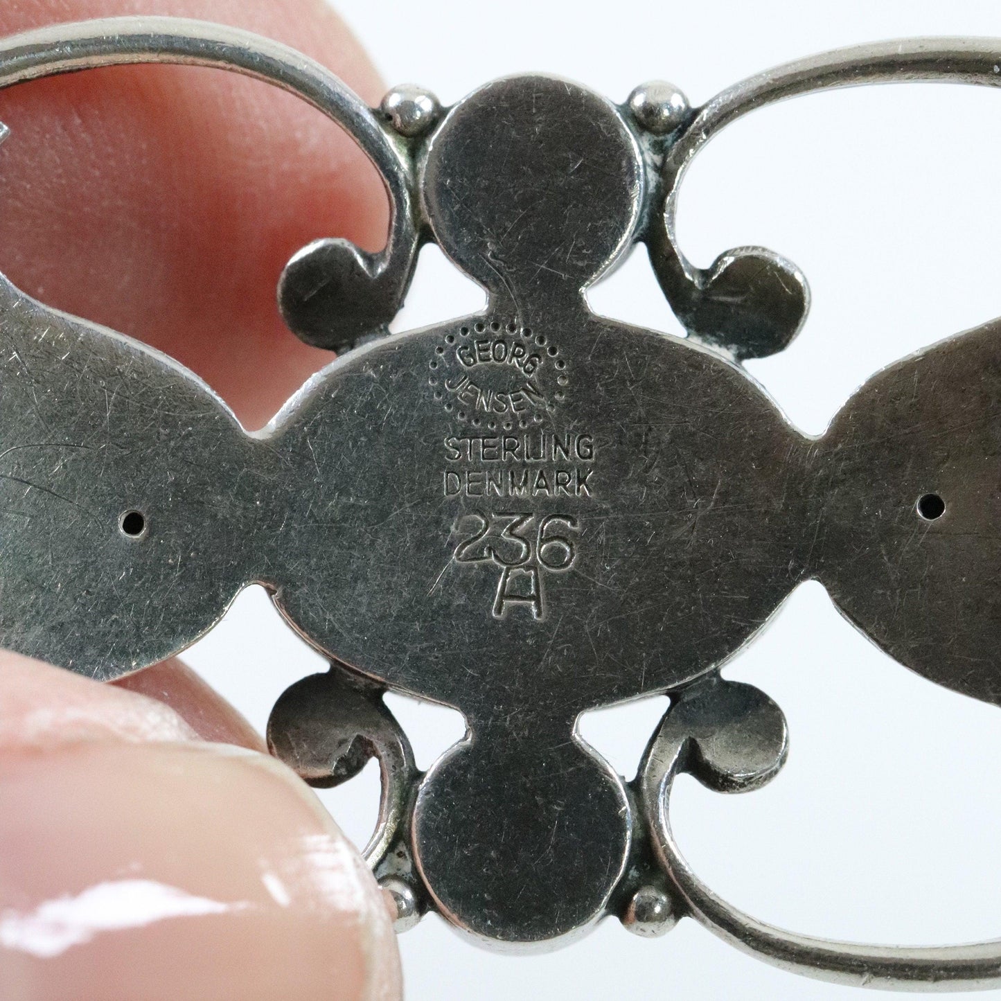 Georg Jensen Jewelry | Ornate Art Nouveau Pin Silver Vintage Brooch 236A - Carmel FSJ