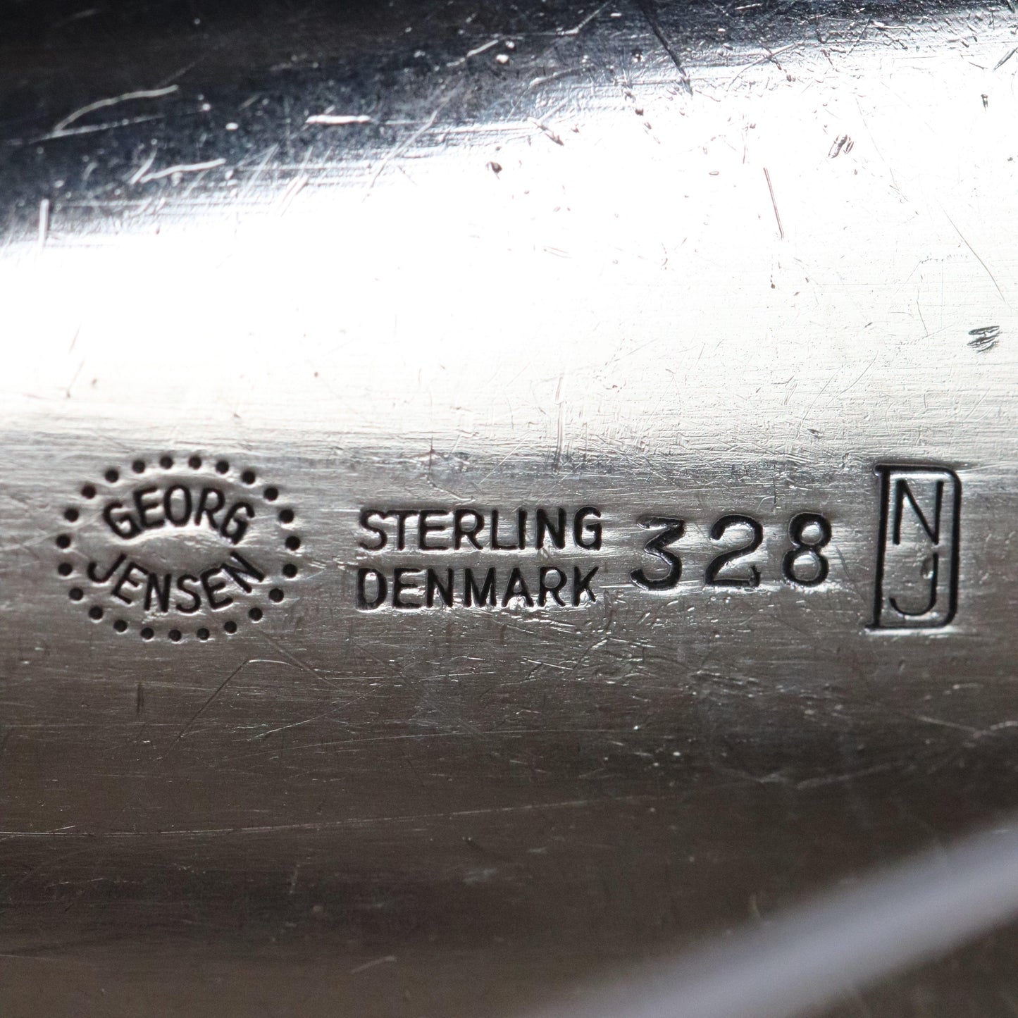 Georg Jensen Jewelry | Shell and Pearl Modernist Silver Vintage Brooch 328 - Carmel FSJ