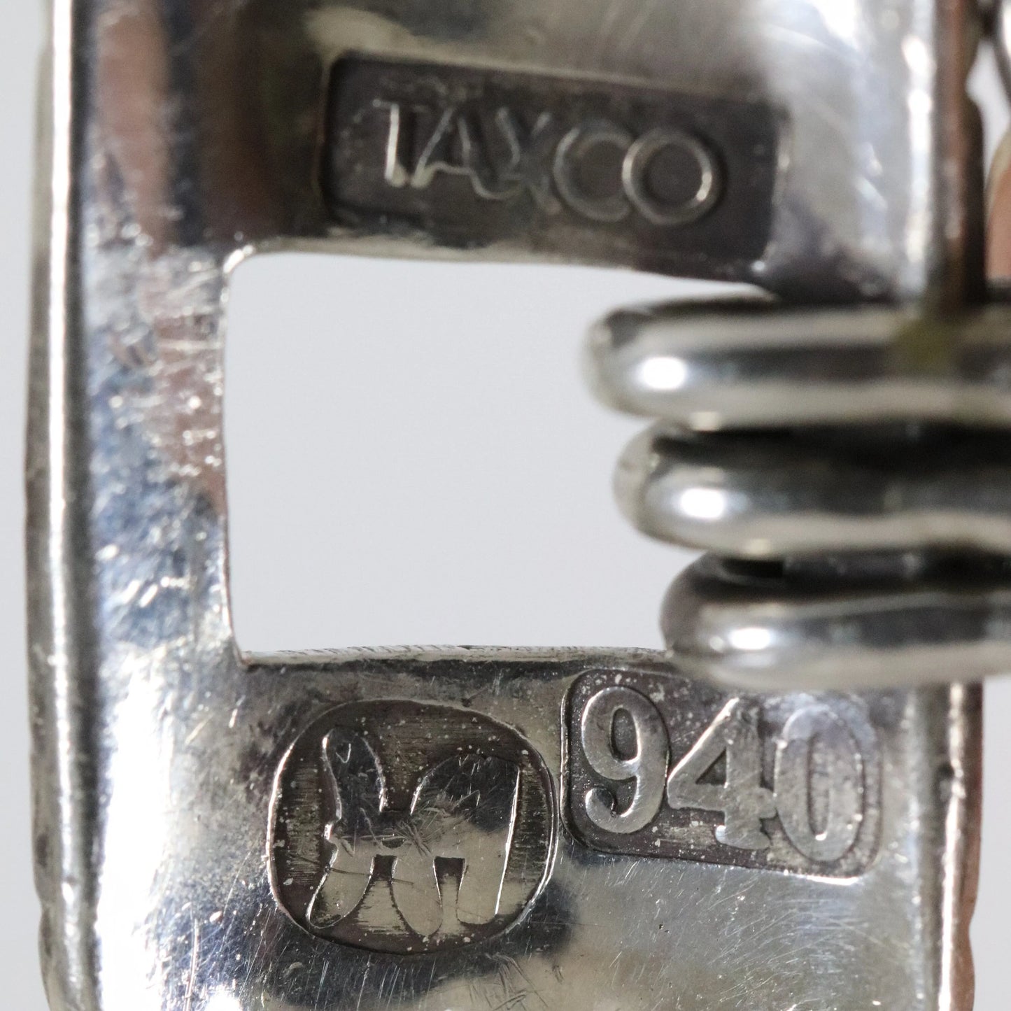 Hector Aguilar Fringe Taxco Bracelet 7 3/4" | Vintage Sterling Silver | Panel and Links Mid Century Mexico - Carmel FSJ