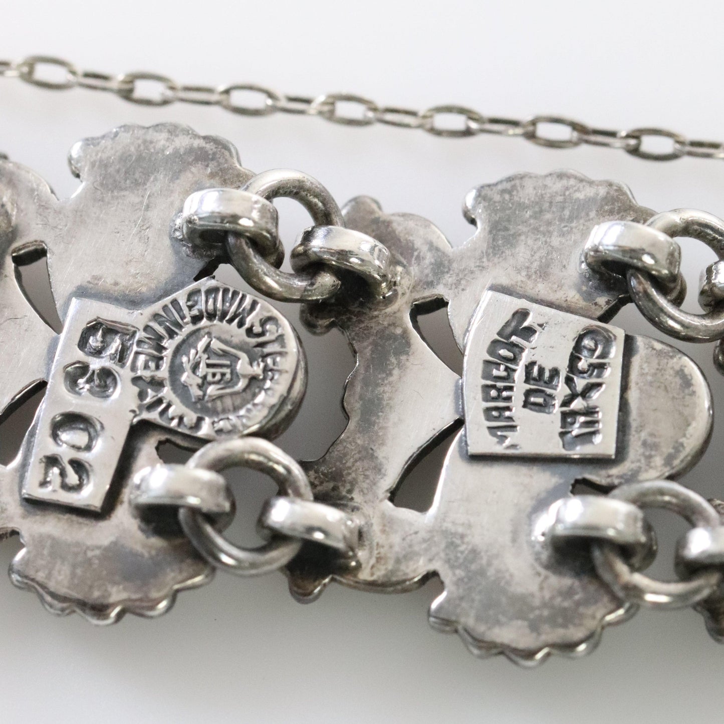 Margot de Taxco Jewelry Set | Cobalt Blue Neckllace, Bracelet and Earrings | Vintage Sterling Silver Mid-Century Taxco - Carmel FSJ