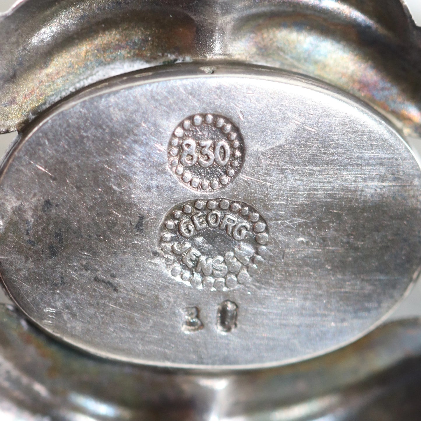 Rare Georg Jensen Brooch 30 | Antique 830 Silver | Art Nouveau Pin Denmark - Carmel FSJ