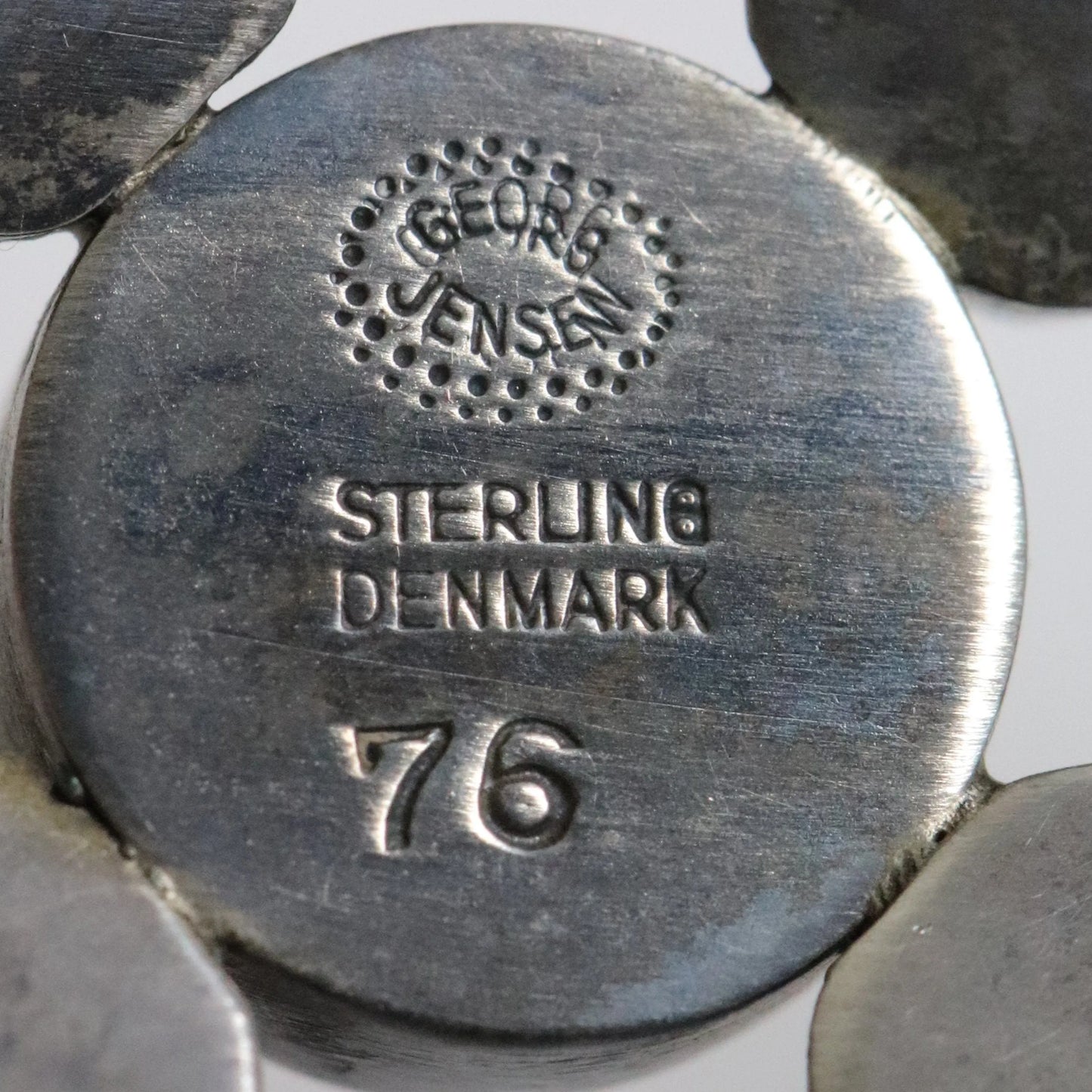 Rare Georg Jensen Brooch 76 | Vintage Sterling Silver | Lapis Lazuli Art Nouveau Denmark - Carmel FSJ