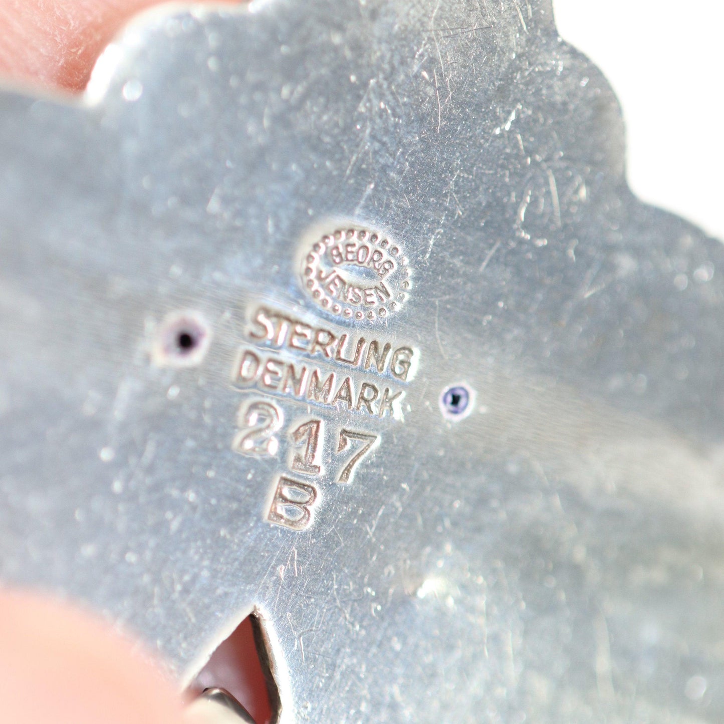 SOLD OUT: Georg Jensen Jewelry | Large Grape Art Nouveau Silver Vintage Brooch 217 - Carmel FSJ