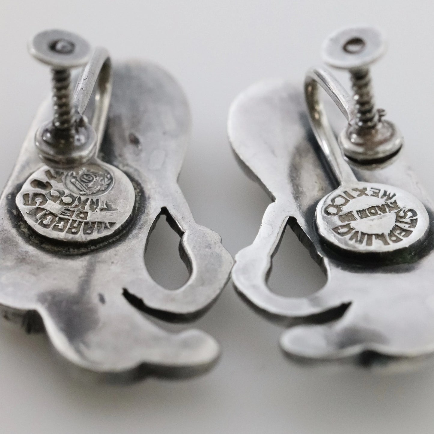 SOLD OUT: SWAN MARGOT DE TAXCO EARRINGS - Carmel Fine Silver Jewelry