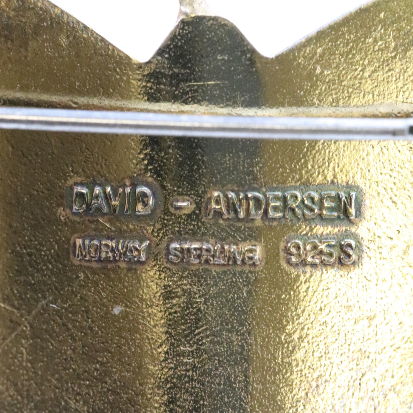 SOLD OUT: Vintage David Andersen Enamel Jewelry | Extra Large Red Guilloche Butterfly Brooch - Carmel FSJ