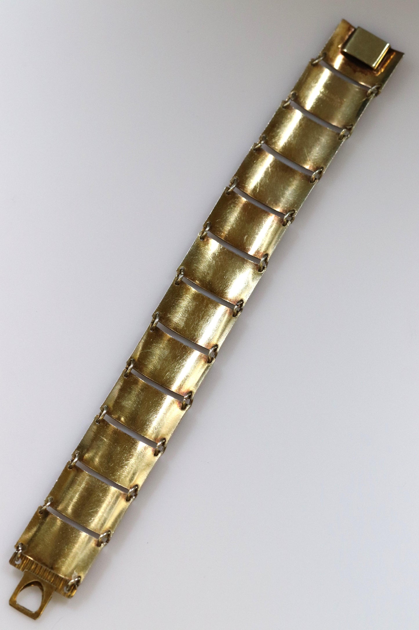 SOLD OUT: Vintage David Andersen Enamel Jewelry | Wide Red Guilloche Enamel Bracelet - Carmel FSJ