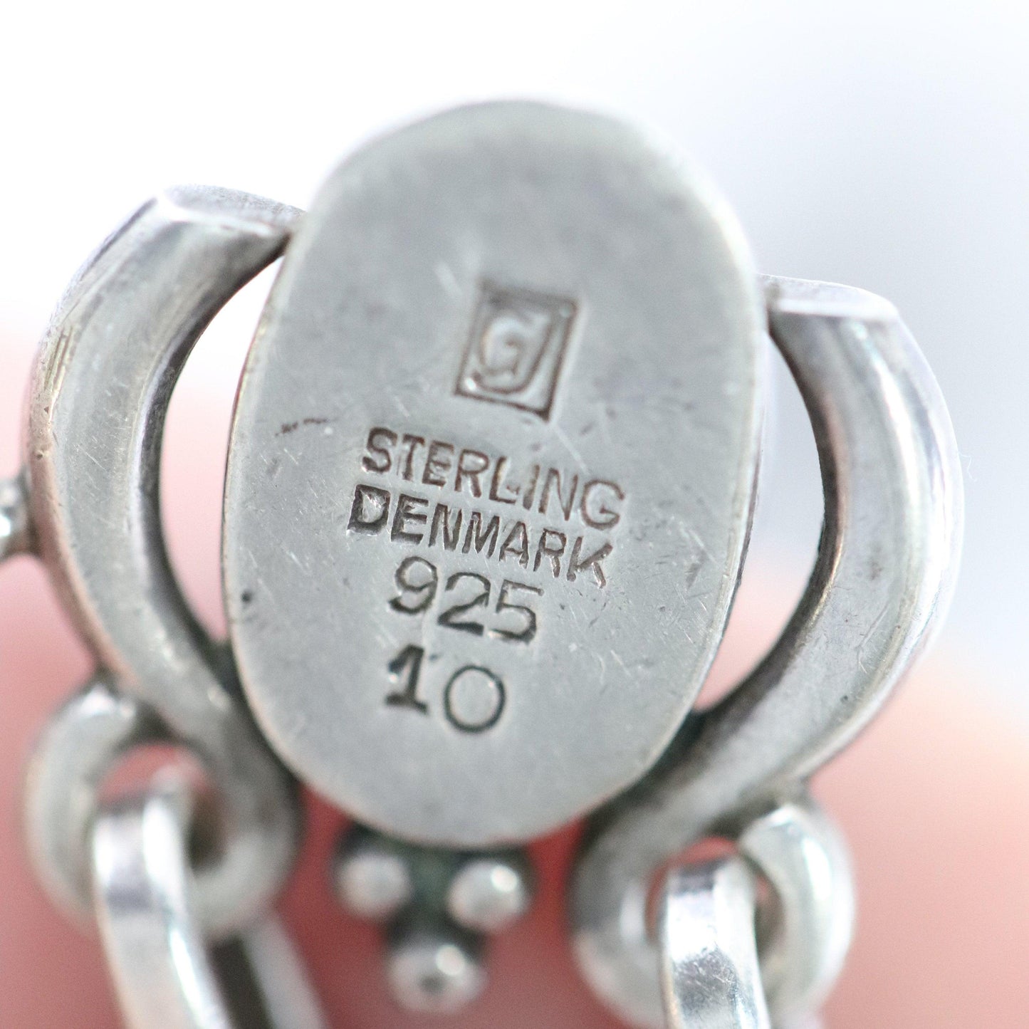 SOLD OUT: Vintage Georg Jensen Jewelry | Art Nouveau Chrysoprase Bracelet - Carmel FSJ