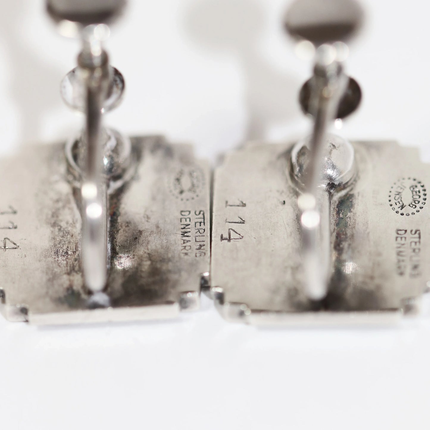 SOLD OUT: Vintage Georg Jensen Jewelry | Henry Pilstrup Silver Earrings 114 Denmark - Carmel Fine Silver Jewelry