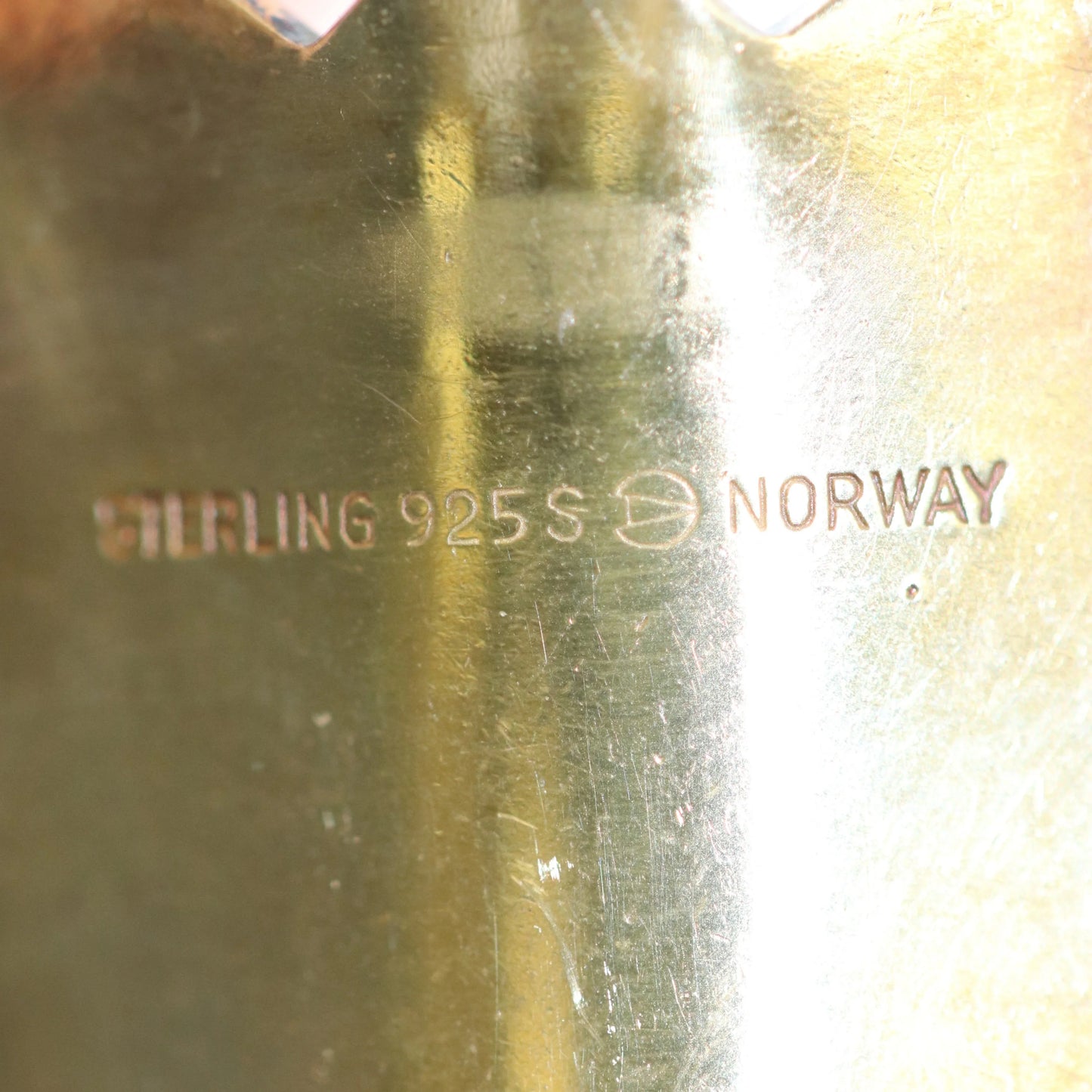 SOLD OUT: Vintage Hroar Prydz Enamel Jewelry | Blue and White Guilloche Enamel Butterfly Brooch - Carmel Fine Silver Jewelry