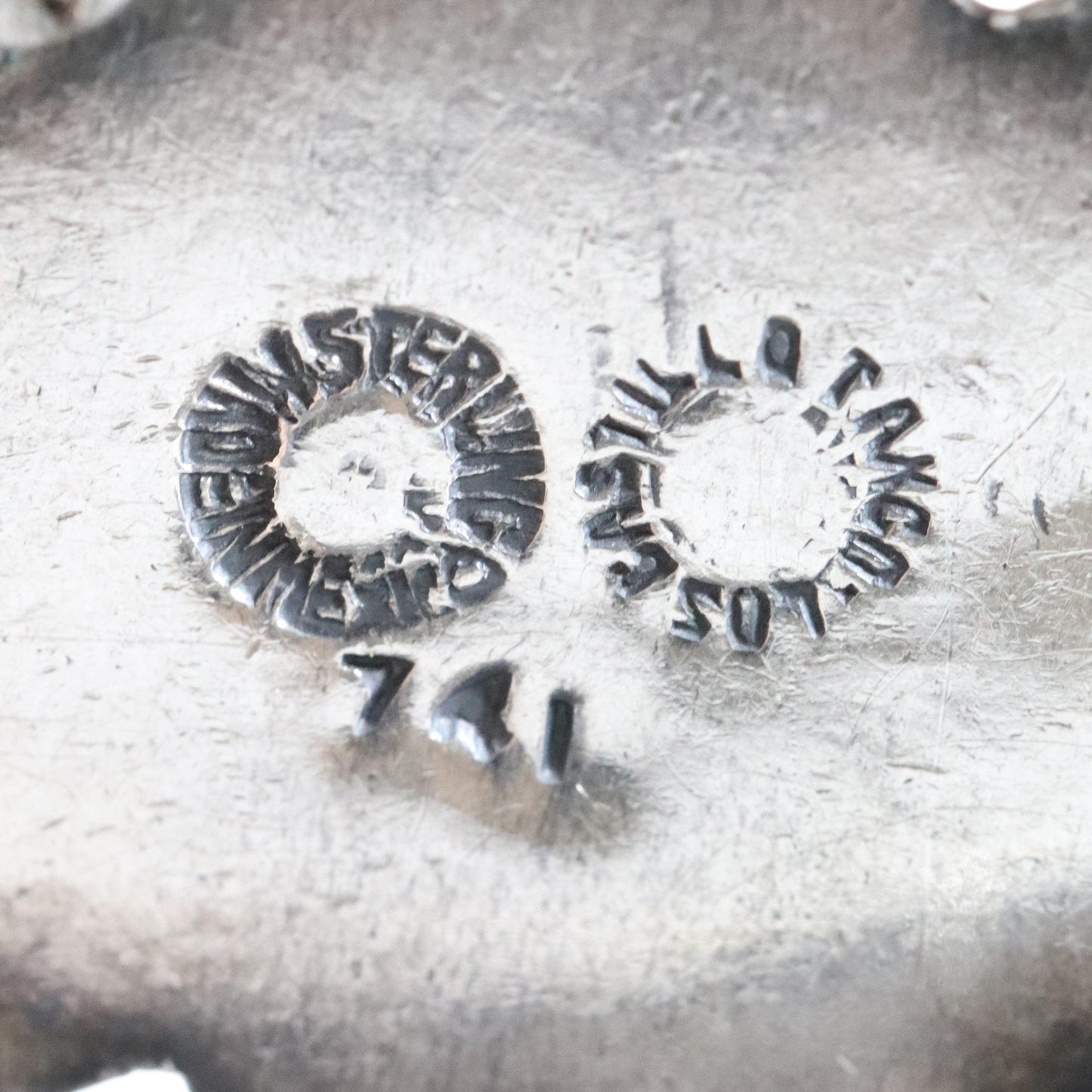 SOLD OUT: Vintage Los Castillo Taxco Mexican Jewelry | Wide Floral Statement Bracelet - Carmel FSJ