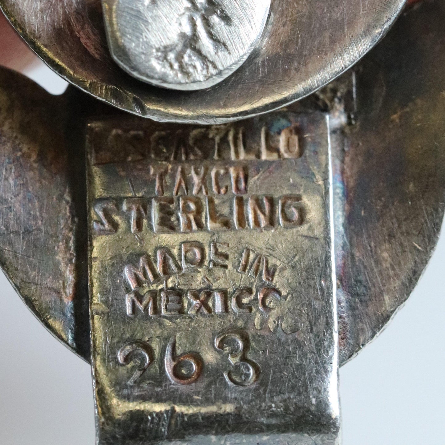 SOLD OUT: Vintage Los Castillo Taxco Silver Mexican Jewelry | Mid-Century Hinged Ornate Necklace - Carmel FSJ