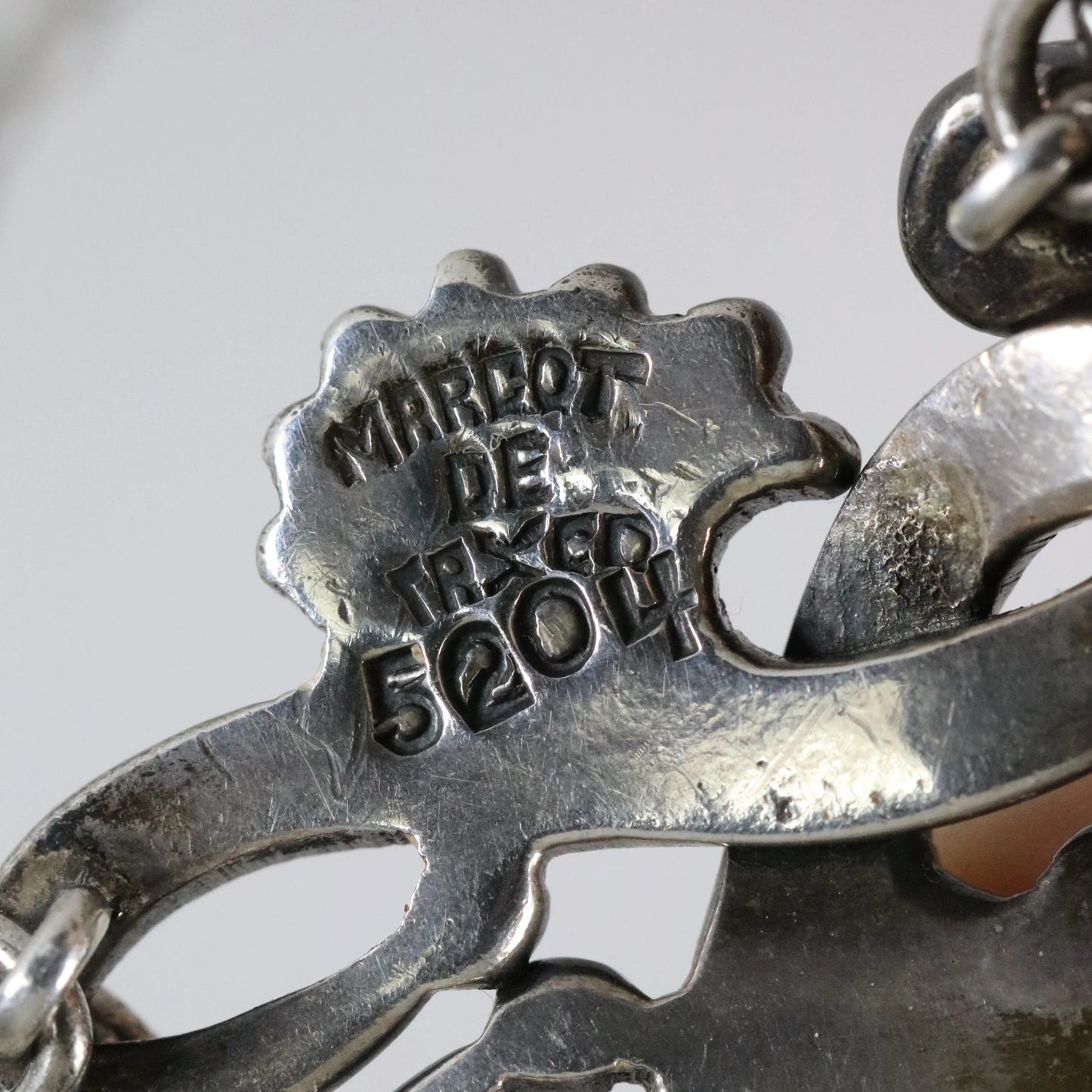 SOLD OUT: Vintage Margot de Taxco Silver Mexican Jewelry | Mid-Century Ornate Handcrafted Bracelet - Carmel Fine Silver Jewelry