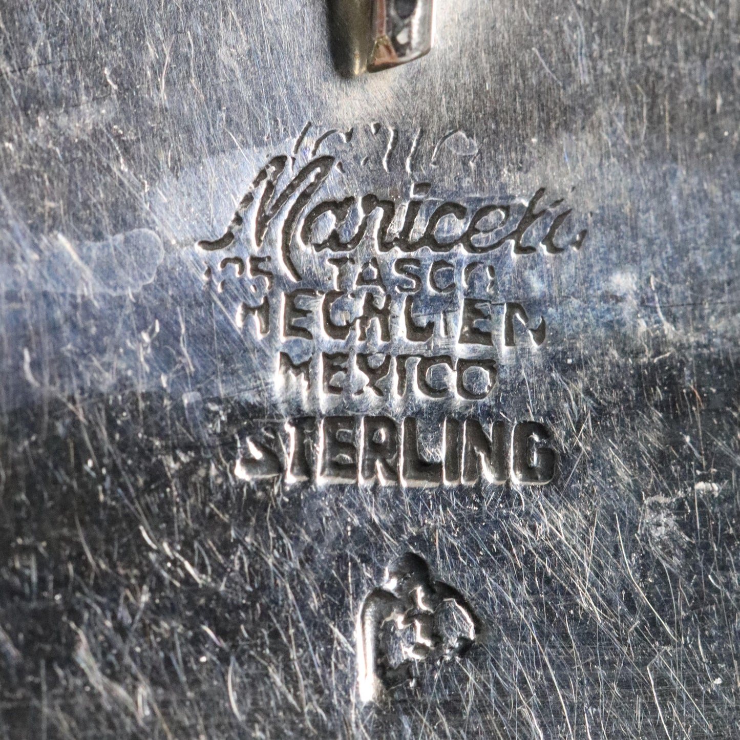 SOLD OUT: Vintage Maricela Taxco Silver Mexican Jewelry | Geometric Maze Brooch or Pendant - Carmel FSJ