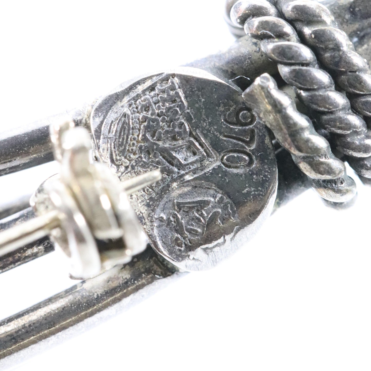 SOLD OUT: Vintage Taxco Antonio Pineda Jewelry | Large Handcrafted Budding Flower Brooch - Carmel FSJ