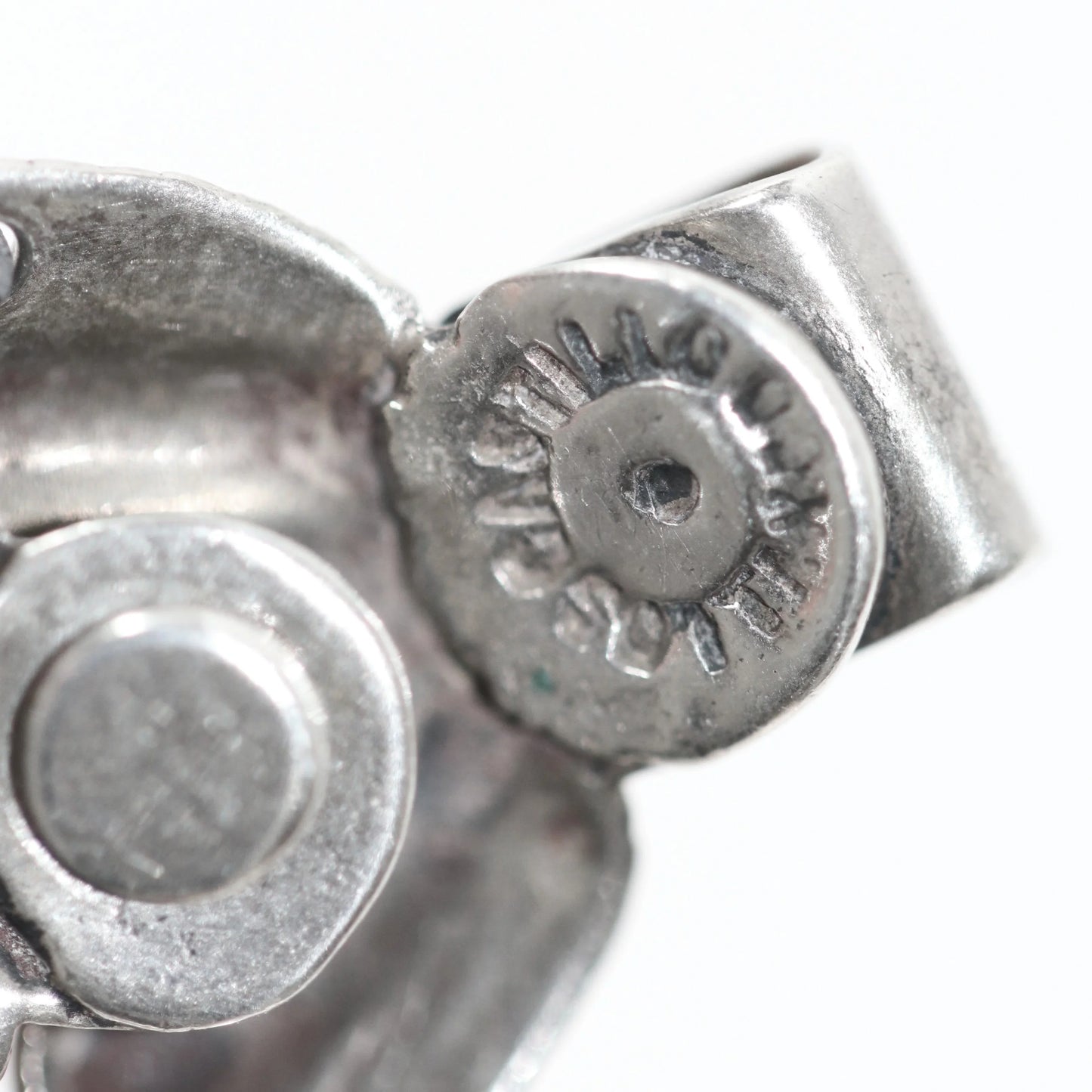 SOLD OUT: Vintage Taxco Los Castillo Jewelry | Silver Floral Panel Bracelet 168 Mexico - Carmel Fine Silver Jewelry