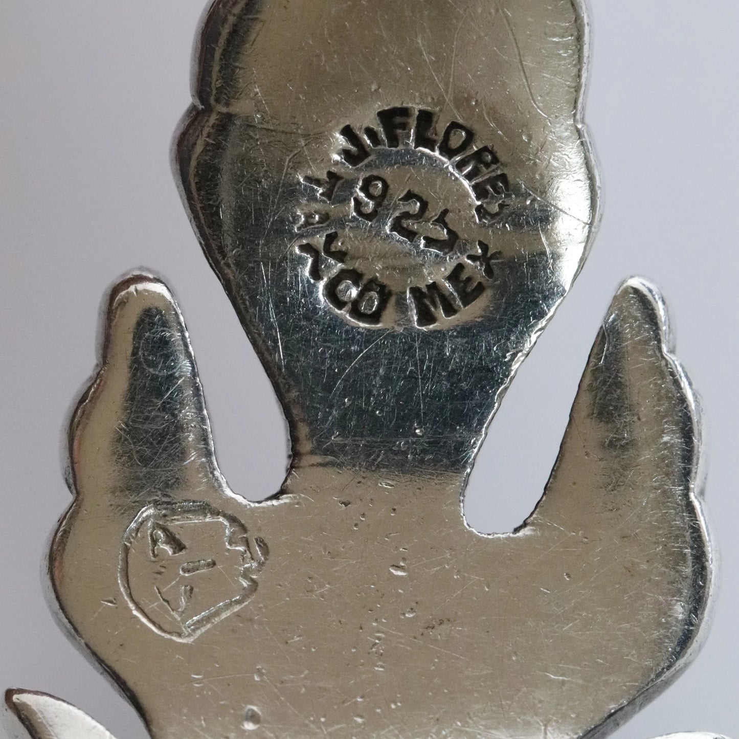 SOLD OUT: Vintage Taxco Silver Jewelry | J. Flores Foliate Panel Bracelet - Carmel Fine Silver Jewelry