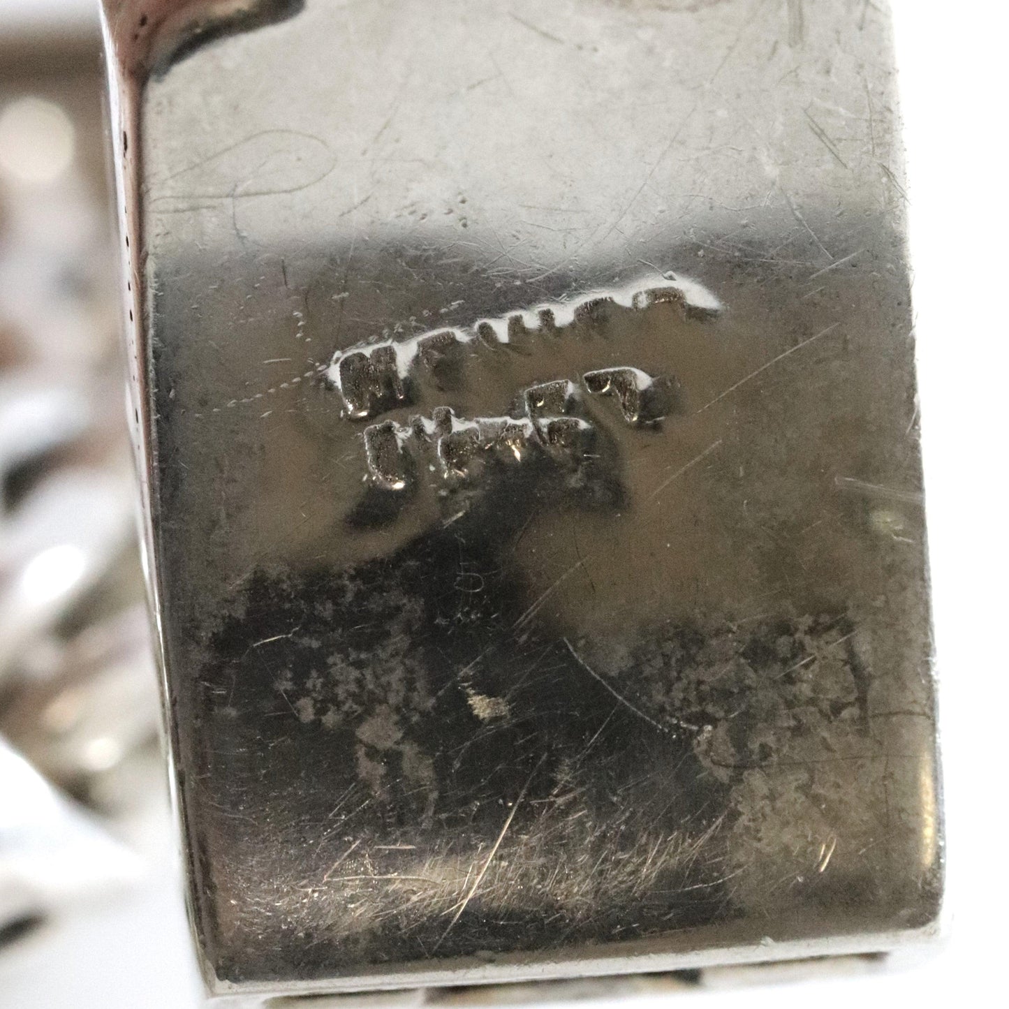 SOLD OUT: Vintage Taxco Silver Mexican Jewelry | Handcrafted Chain Link Men's Bracelet - Carmel FSJ