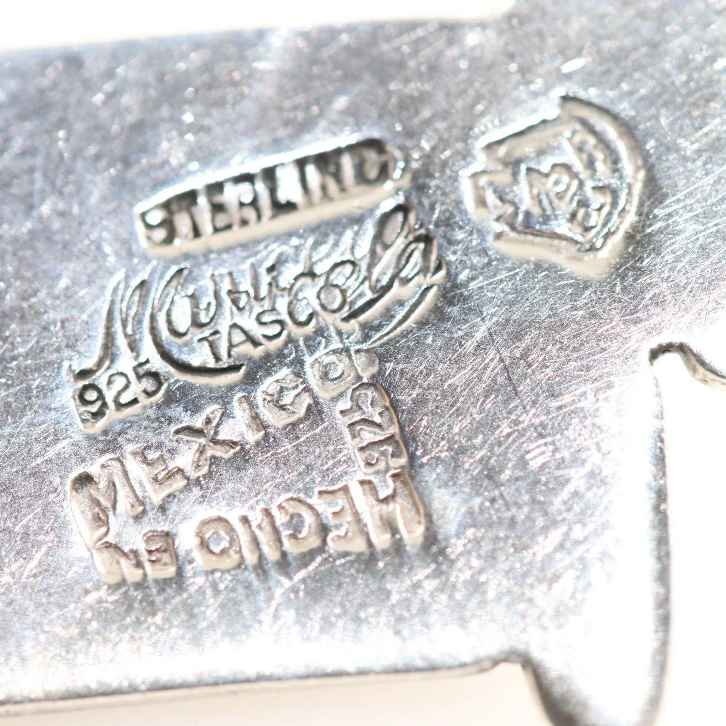 SOLD OUT: Vintage Taxco Silver Mexican Jewelry | Maricela Traditional Woman and Jug Brooch - Carmel Fine Silver Jewelry