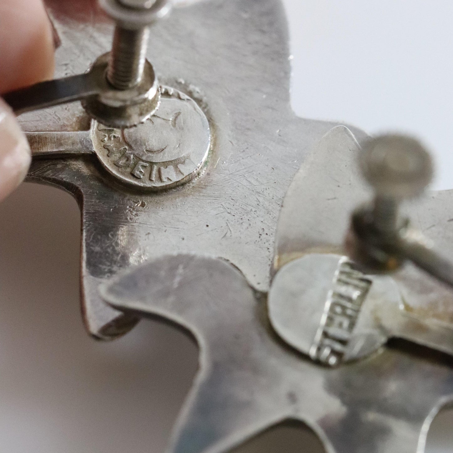 SOLD OUT: Vintage William Spratling Taxco Silver Mexican Jewelry | Mid-Century Modernist Conch Earrings - Carmel FSJ