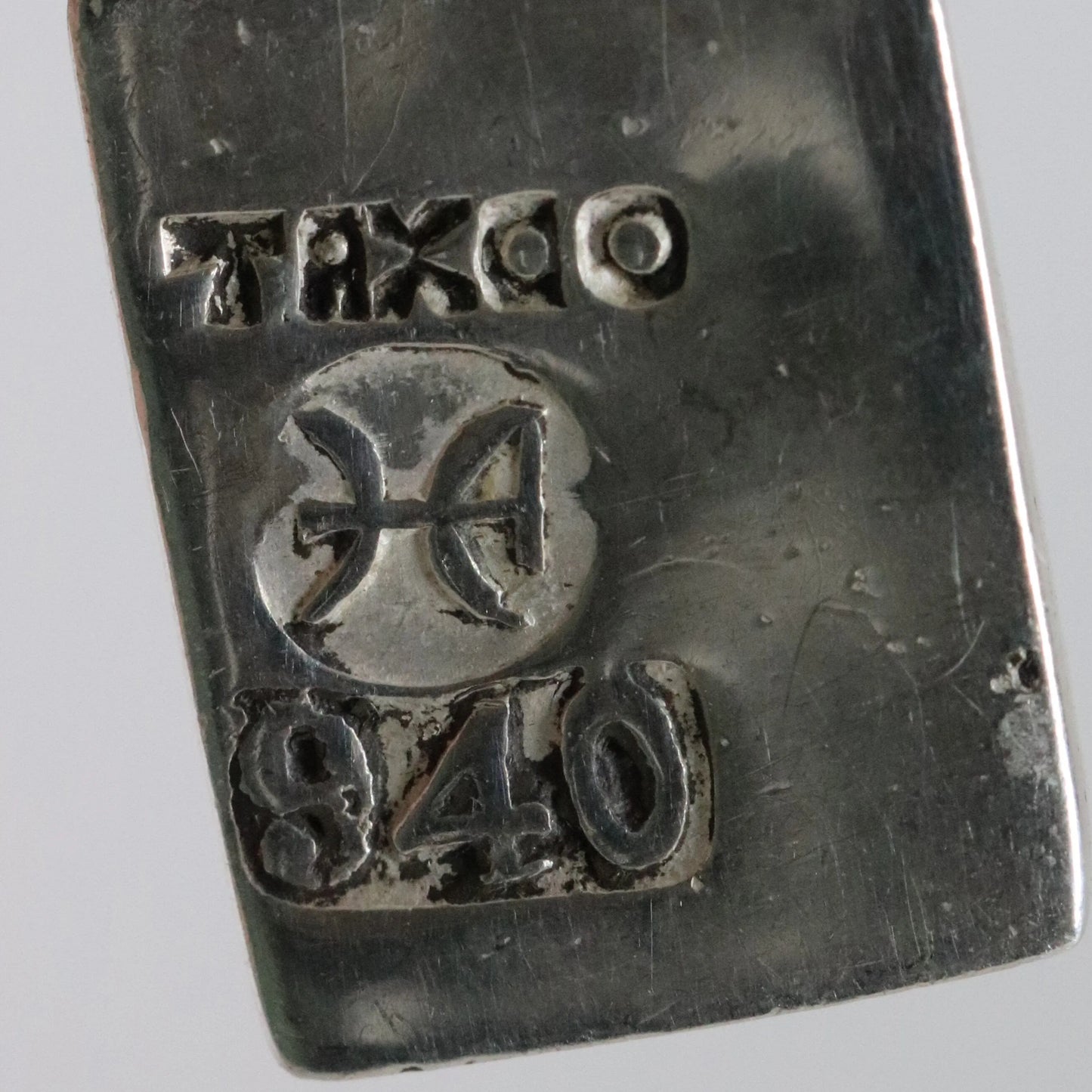 Taxco Hector Aguilar Modernist Green Stone Bracelet | Vintage Sterling Silver | Signed Mid Century Mexico - Carmel FSJ