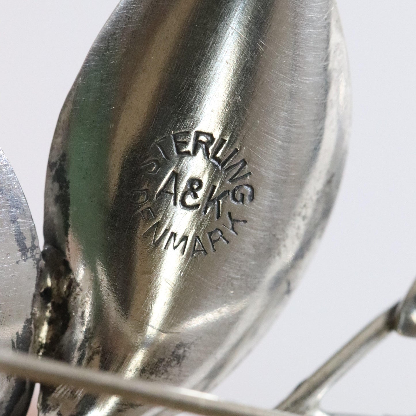 Vintage Aarre & Krogh Danish Jewelry | Modernist Six Calla Lily Brooch - Carmel FSJ