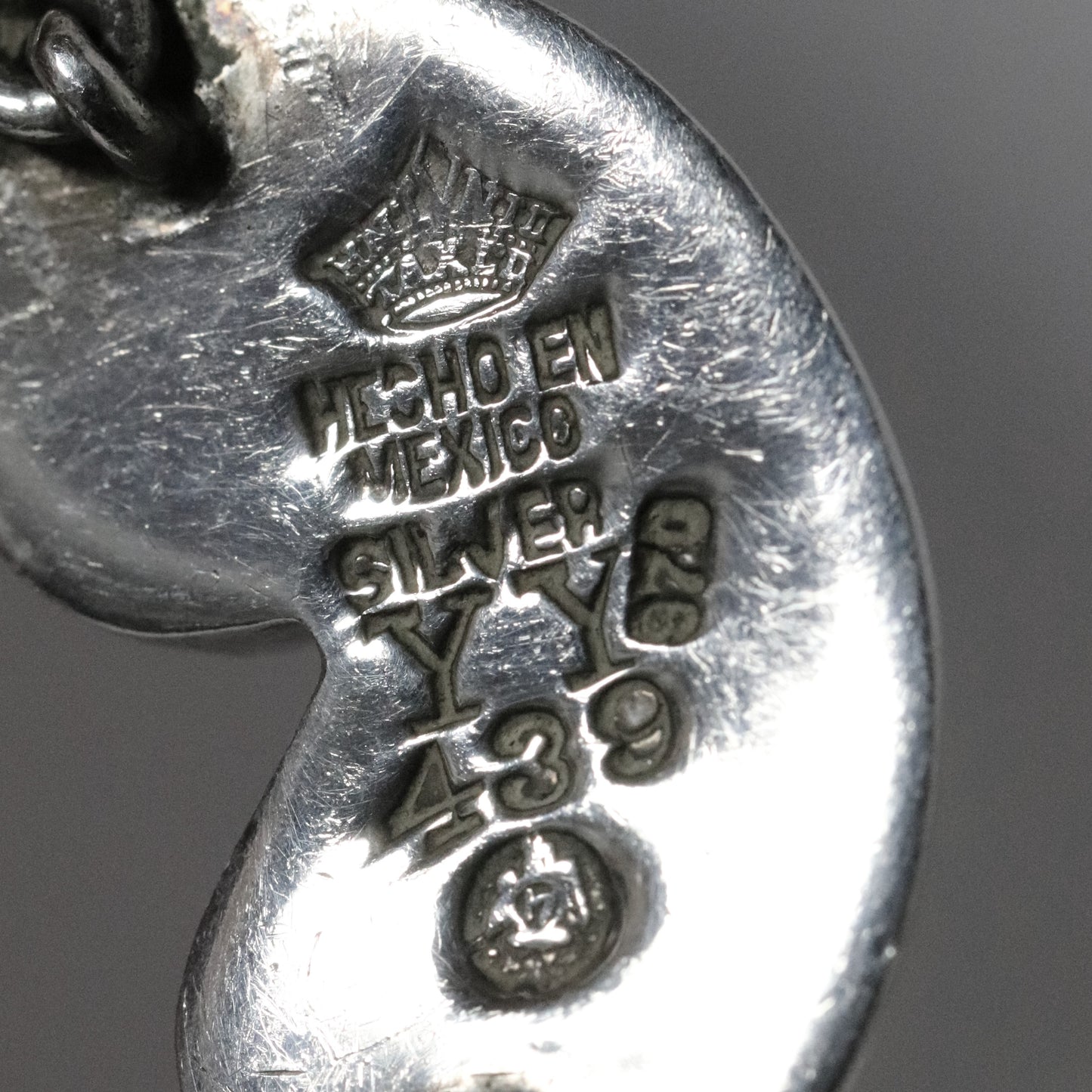 Vintage Antonio Pineda Jewelry | Chunky Modernist Onyx Necklace Taxco Mexico - Carmel Fine Silver Jewelry