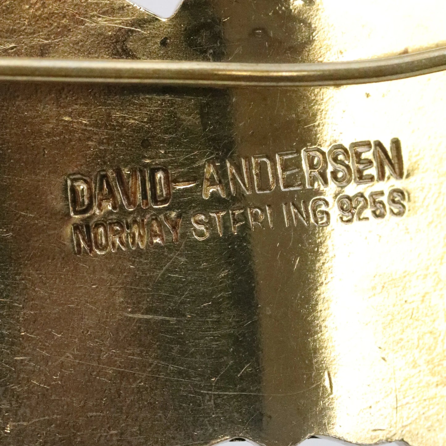 Vintage David Andersen Enamel Jewelry | Extra Large Brown Multi-Color Butterfly Brooch - Carmel Fine Silver Jewelry