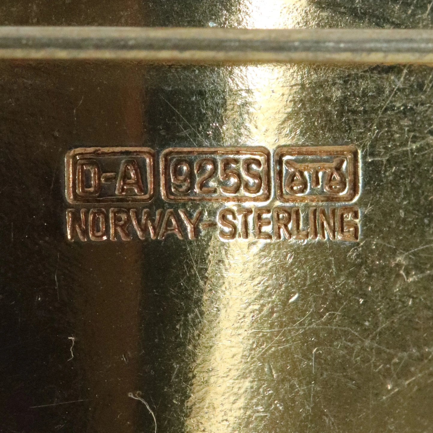 Vintage David Andersen Jewelry | David Andersen Extra Large White Butterfly Brooch Norway - Carmel FSJ