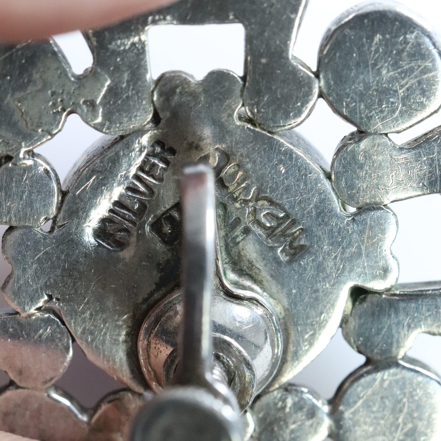 Vintage Fred Davis Taxco Jewelry | Bold Amethyst Brooch and Earring Set - Carmel FSJ