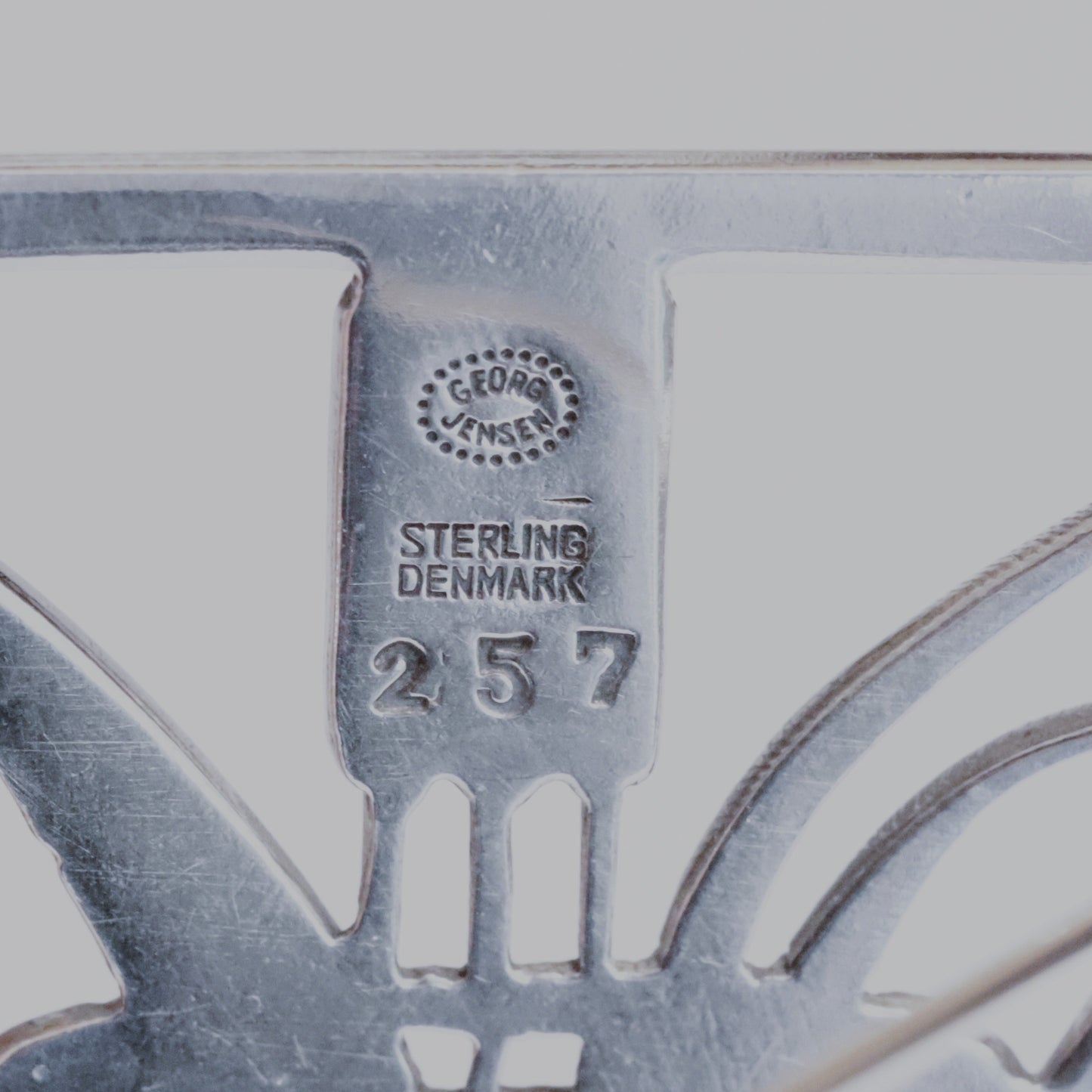 Vintage Georg Jensen Jewelry | Arno Malinowski Diving Dolphin Brooch 257 Denmark - Carmel FSJ