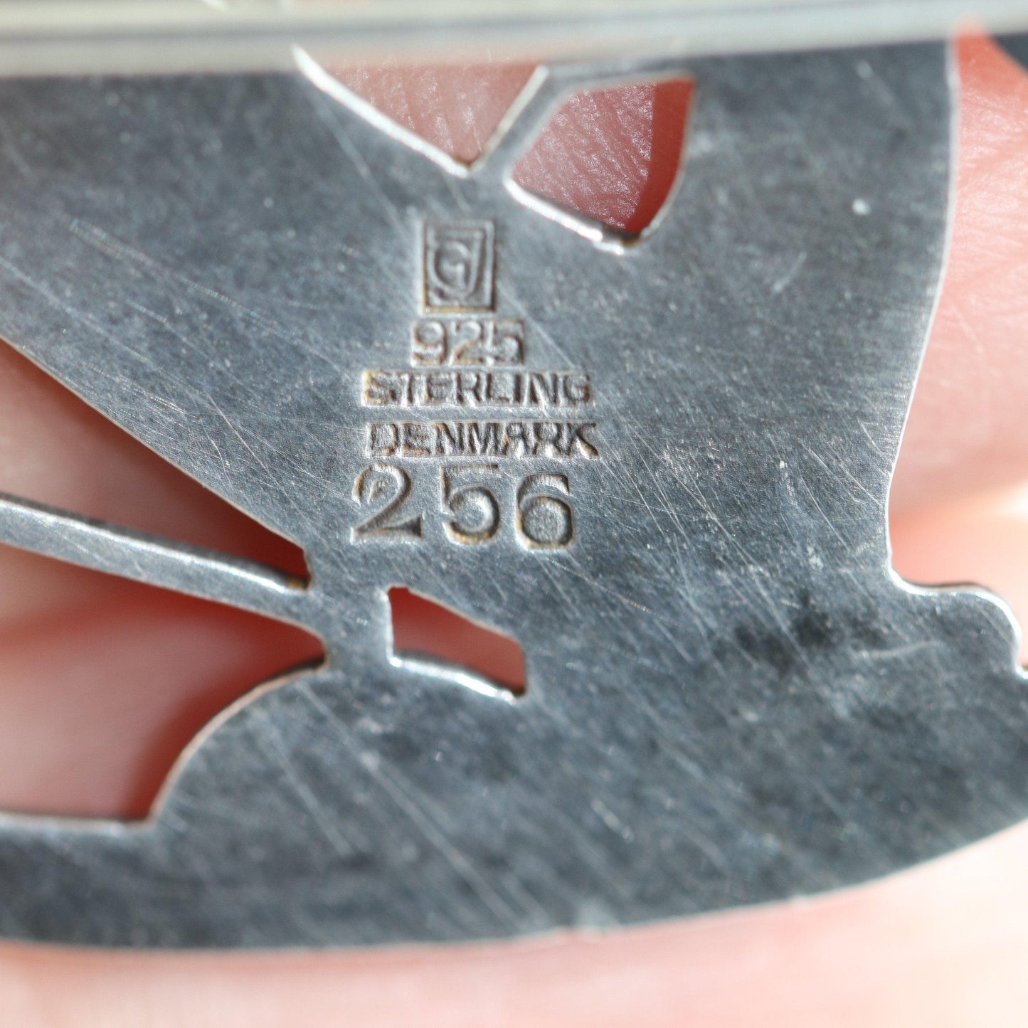 Vintage Georg Jensen Jewelry | Arno Malinowski Kneeling Deer Brooch 256 - Carmel FSJ