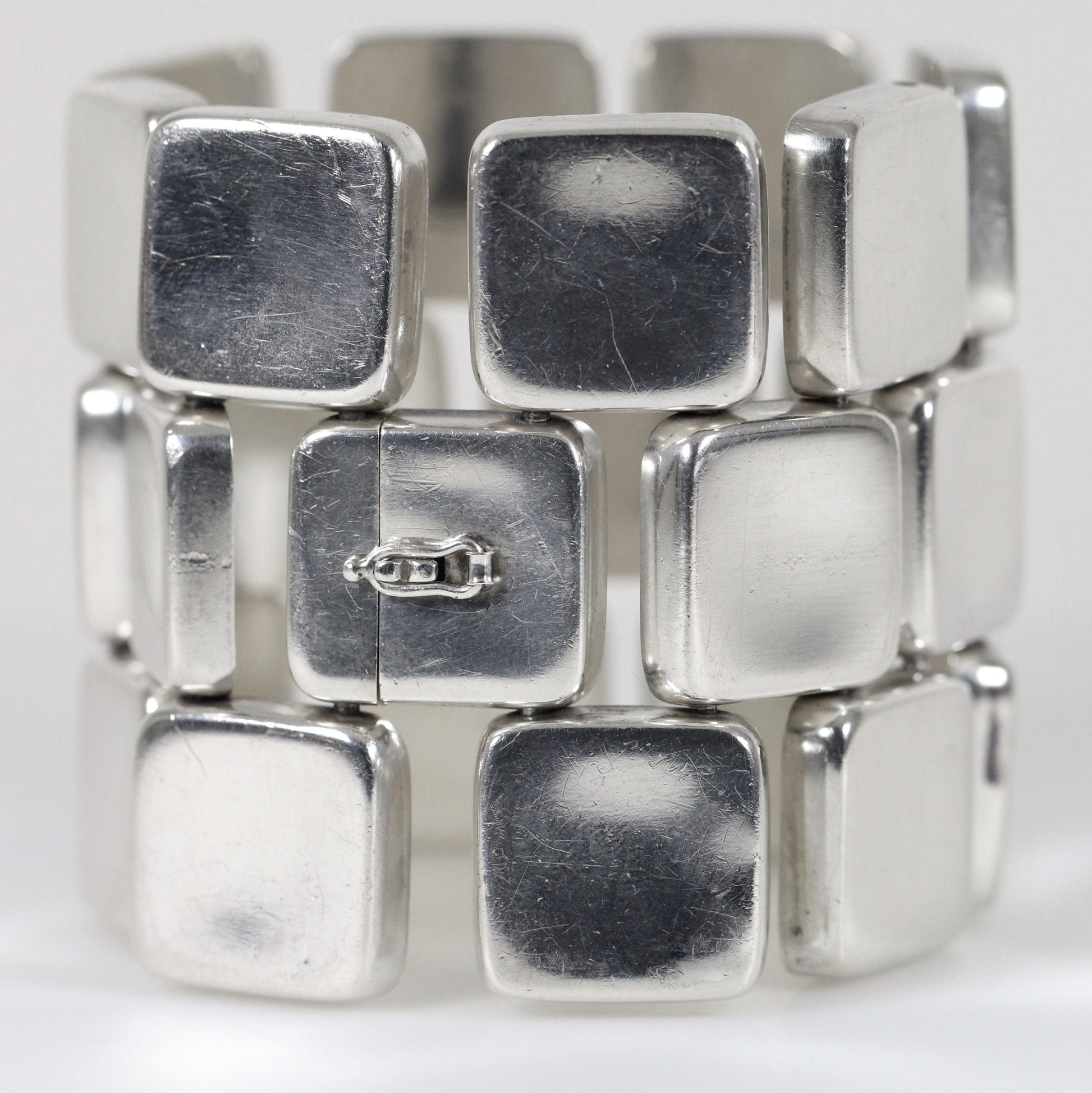 Vintage Georg Jensen Jewelry | Astrid Fog Rare Modernist Bracelet 193 - Carmel Fine Silver Jewelry
