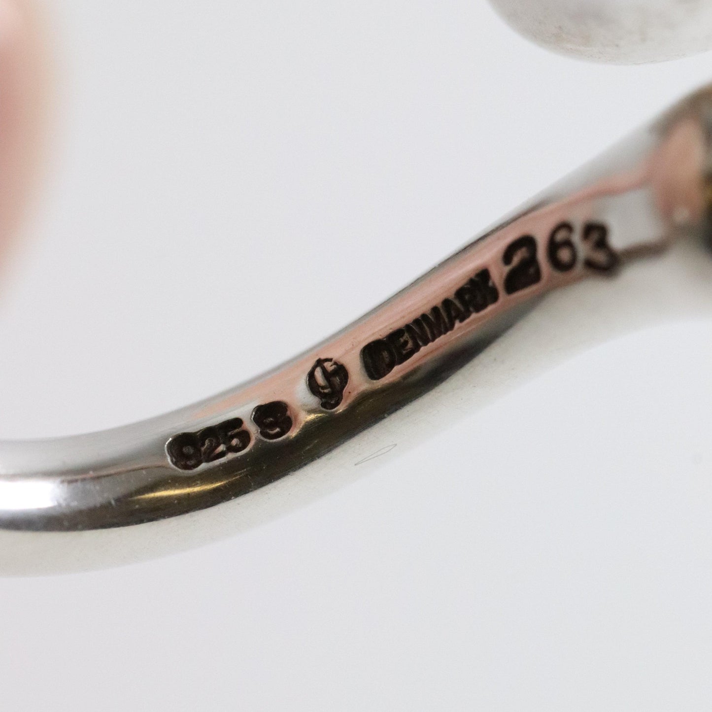 Vintage Georg Jensen Jewelry | Carnival Ring with Garnet and Quartz 263 (US Size 7 3/4) - Carmel FSJ