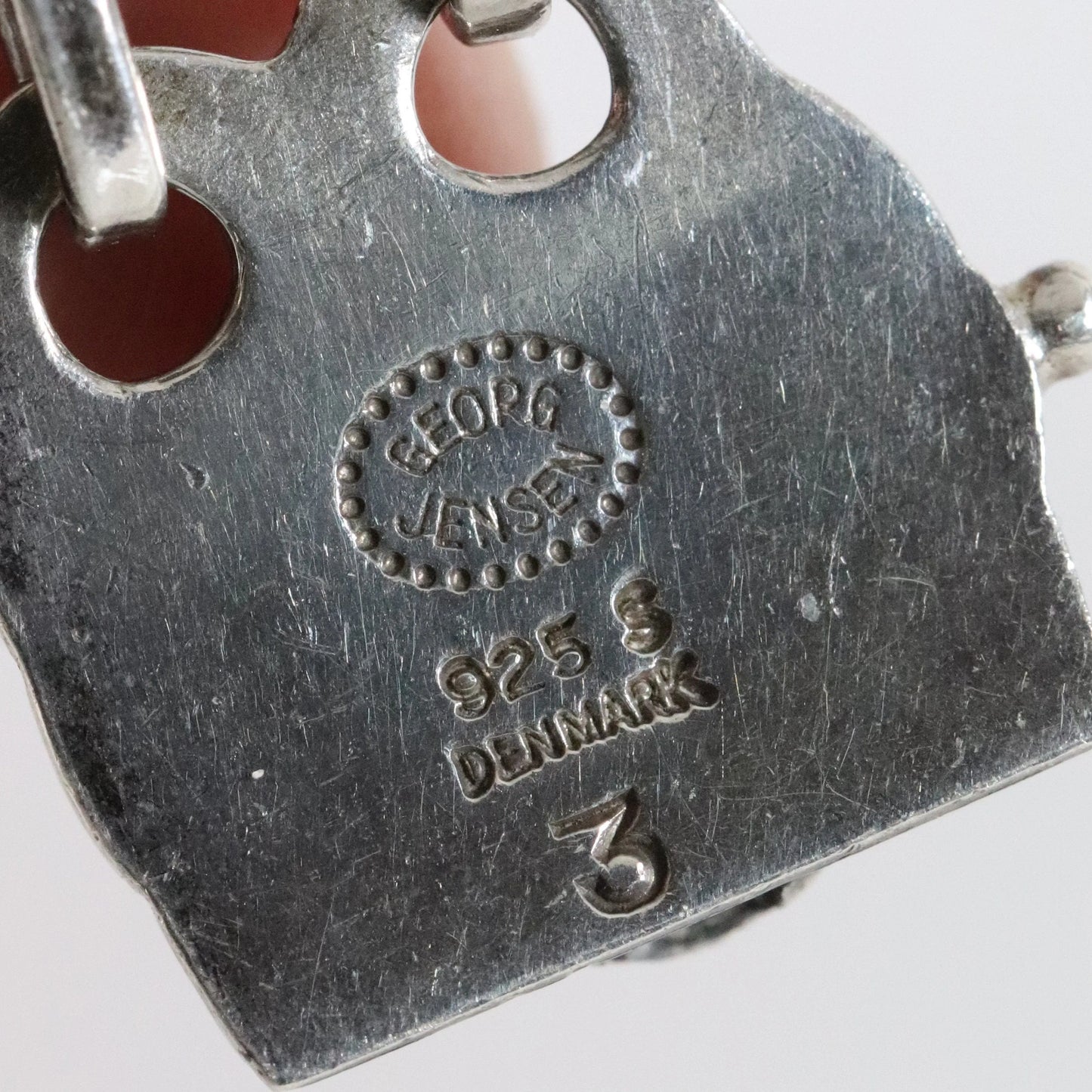 Vintage Georg Jensen Jewelry | Floral Art Nouveau Bracelet 3 Denmark - Carmel FSJ