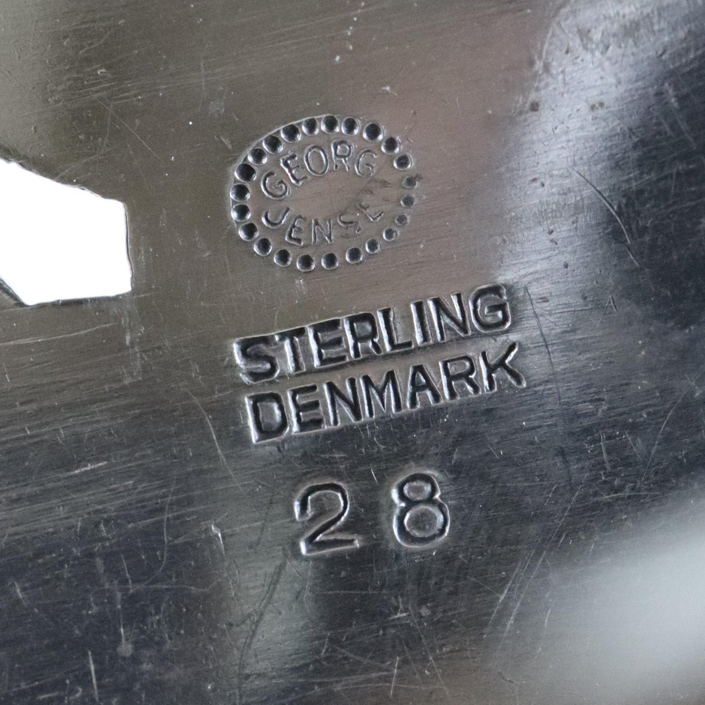 Vintage Georg Jensen Jewelry | Floral Art Nouveau Chrysoprase Brooch - Carmel FSJ