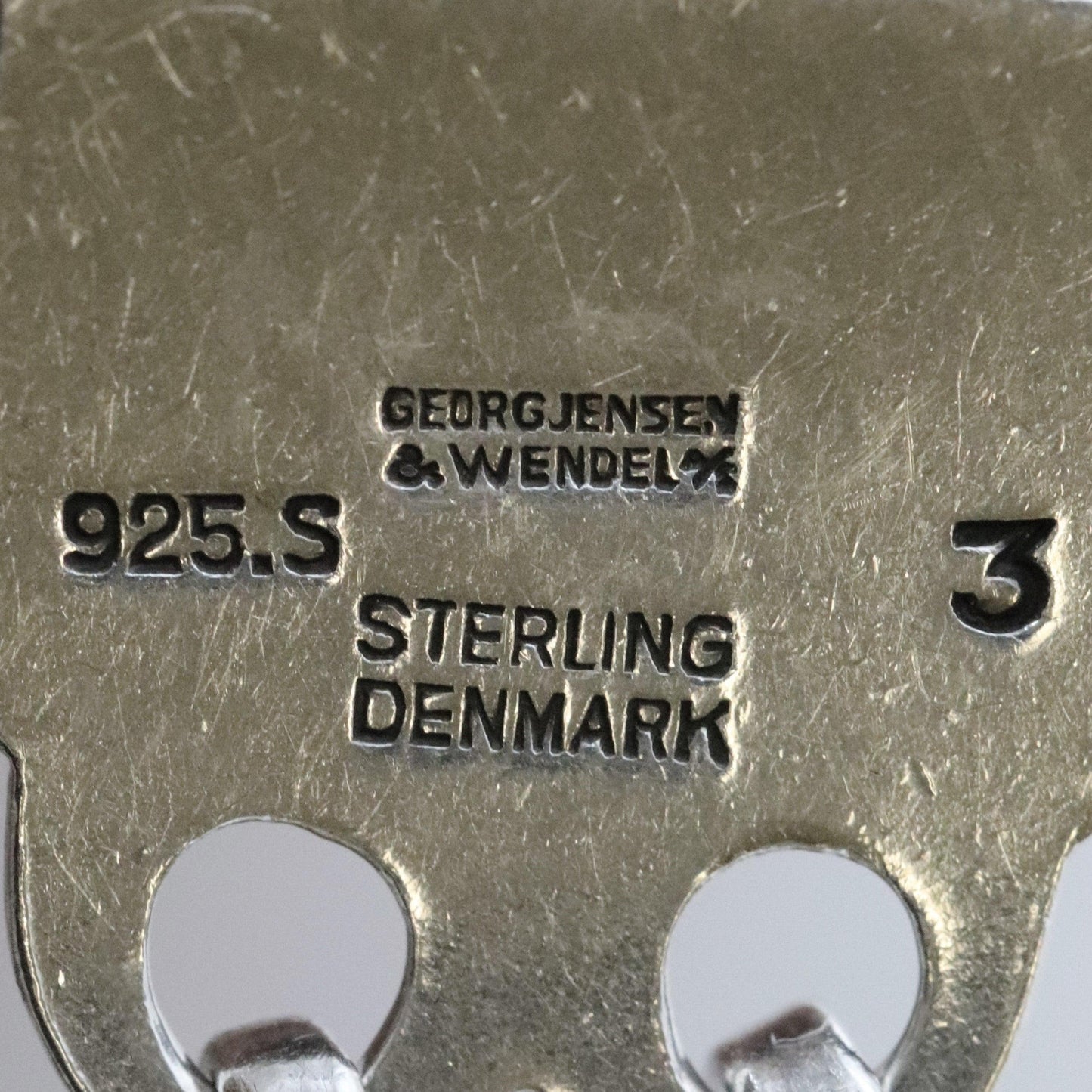 Vintage Georg Jensen Jewelry | Green Agate Bracelet 3 Denmark - Carmel FSJ