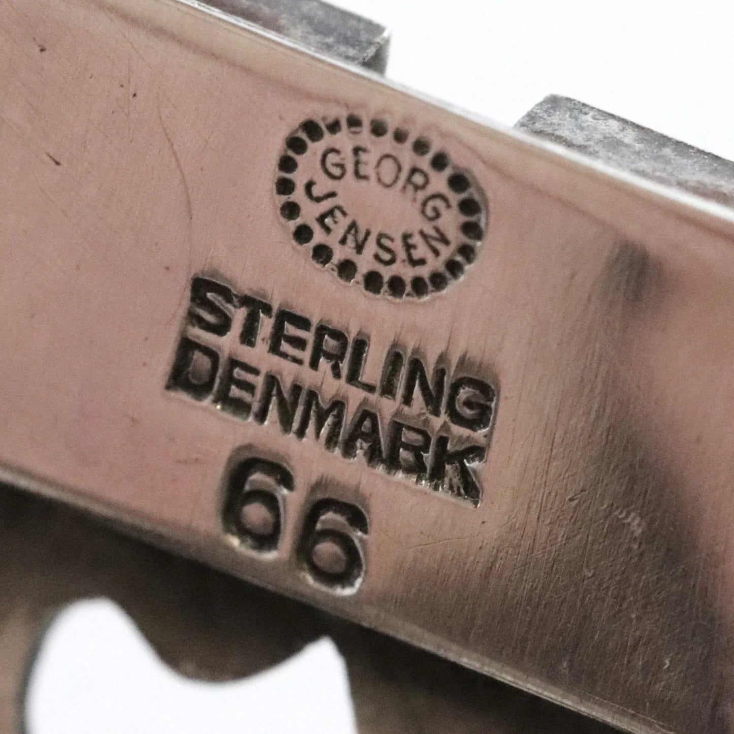 Vintage Georg Jensen Jewelry | Harald Nielsen Vine and Berry Hinged Bangle 66 - Carmel Fine Silver Jewelry