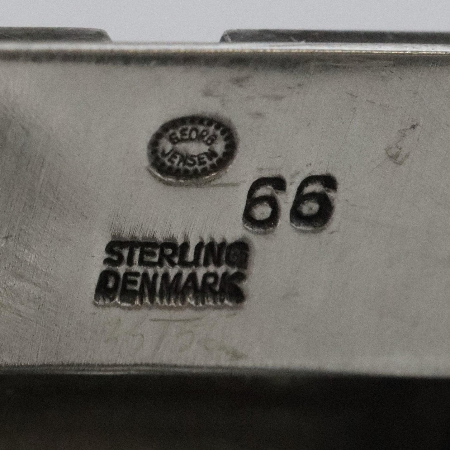 Vintage Georg Jensen Jewelry | Harald Nielsen Vine and Berry Hinged Bangle 66 - Carmel FSJ