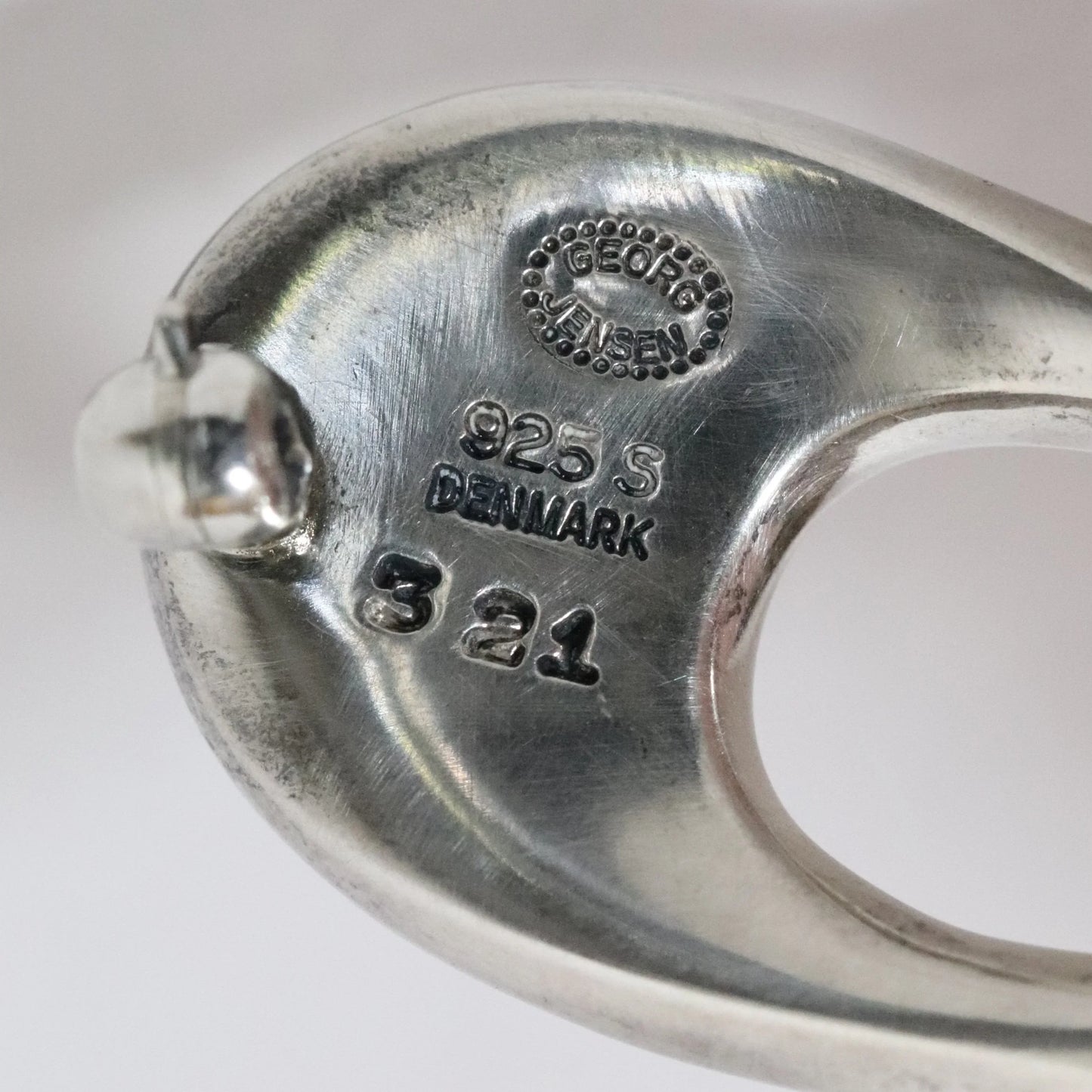 Vintage Georg Jensen Jewelry | Henning Koppel Abstract Brooch 321 Denmark - Carmel Fine Silver Jewelry