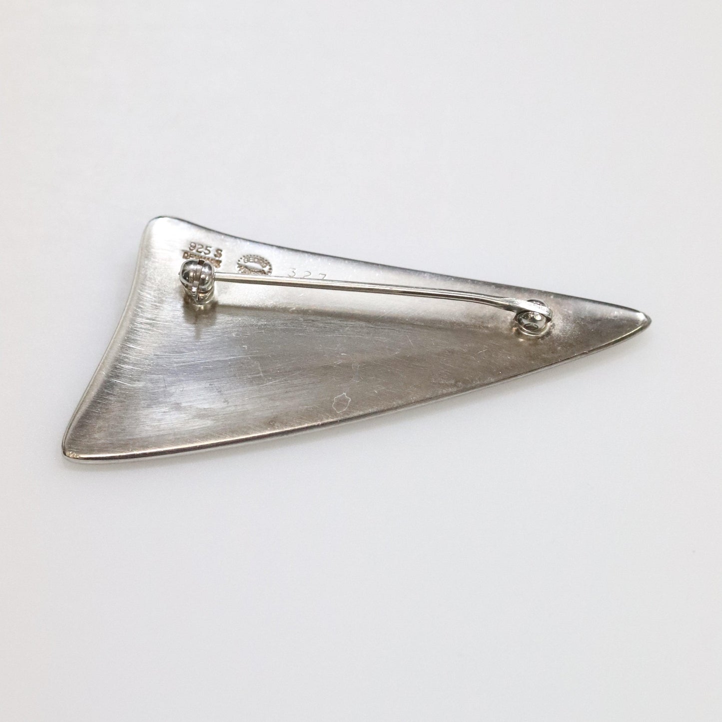 Vintage Georg Jensen Jewelry | Henning Koppel Design Abstract Brooch 327 - Carmel Fine Silver Jewelry