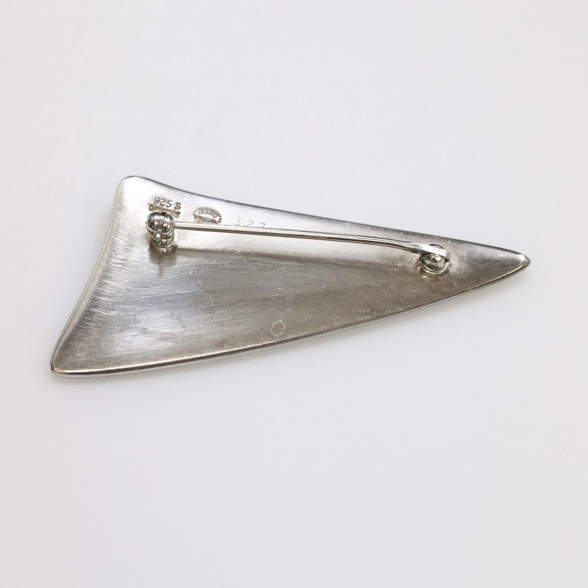 Vintage Georg Jensen Jewelry | Henning Koppel Design Abstract Brooch 327 - Carmel Fine Silver Jewelry