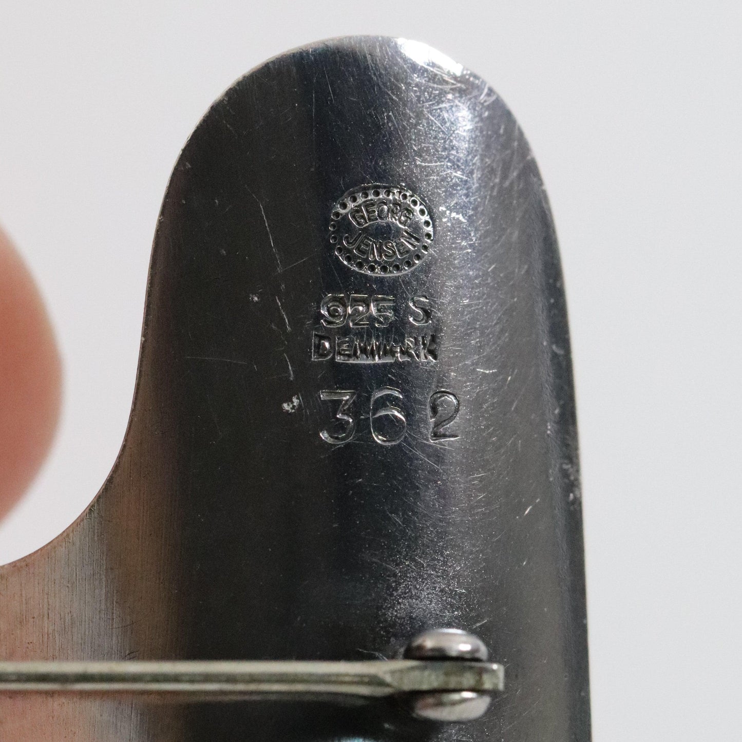 Vintage Georg Jensen Jewelry | Mid-Century Modernist Wave Brooch 362 - Carmel FSJ