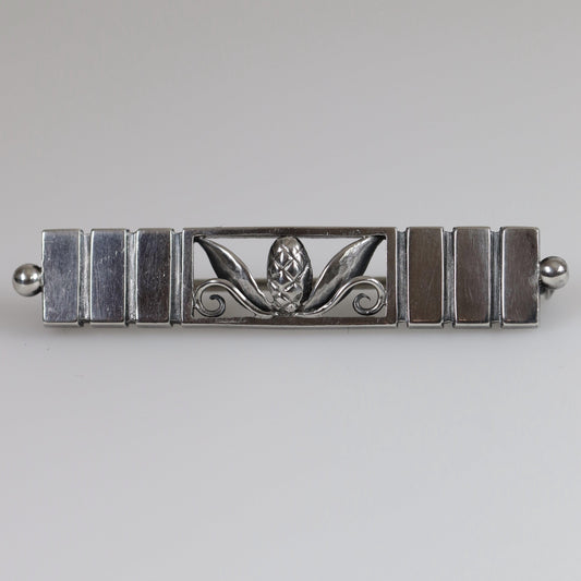 Vintage Georg Jensen Jewelry | Pineapple Acorn Brooch 216A - Carmel Fine Silver Jewelry