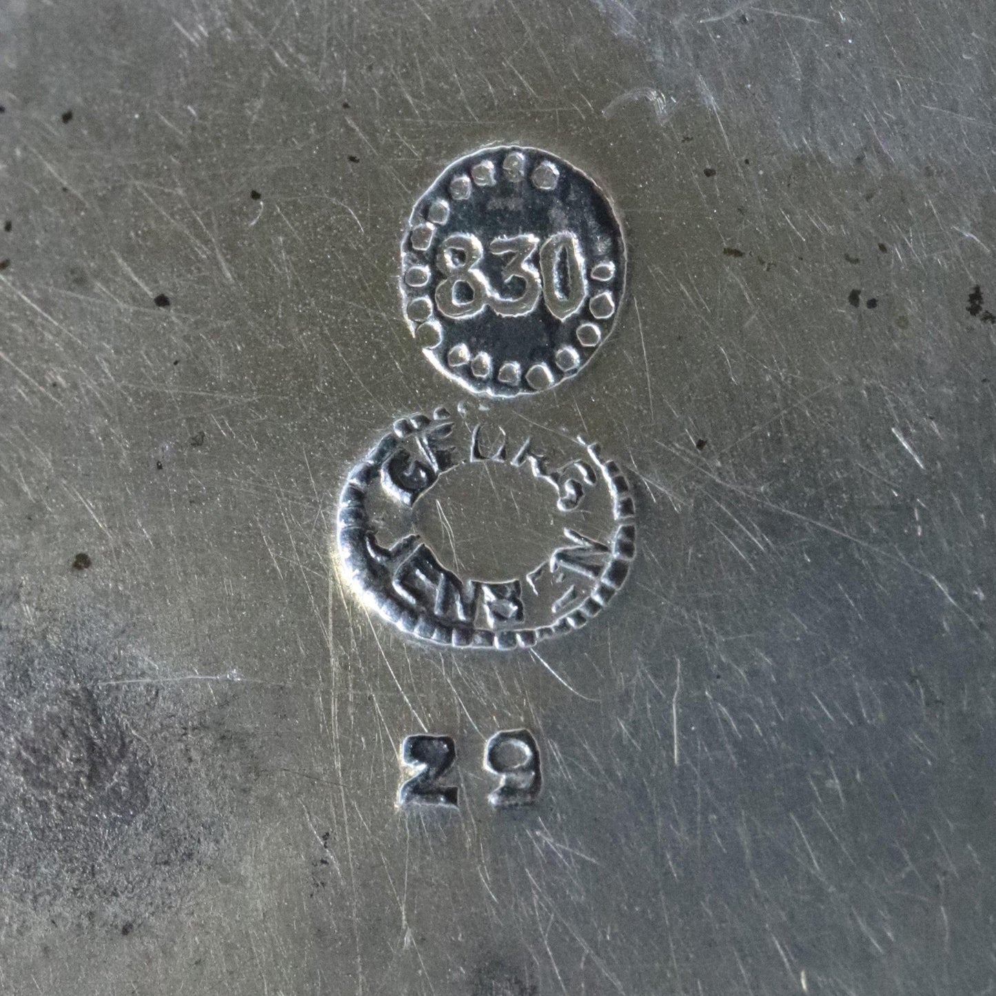 Vintage Georg Jensen Jewelry | Rare Art Nouveau Brooch 29 - Carmel FSJ