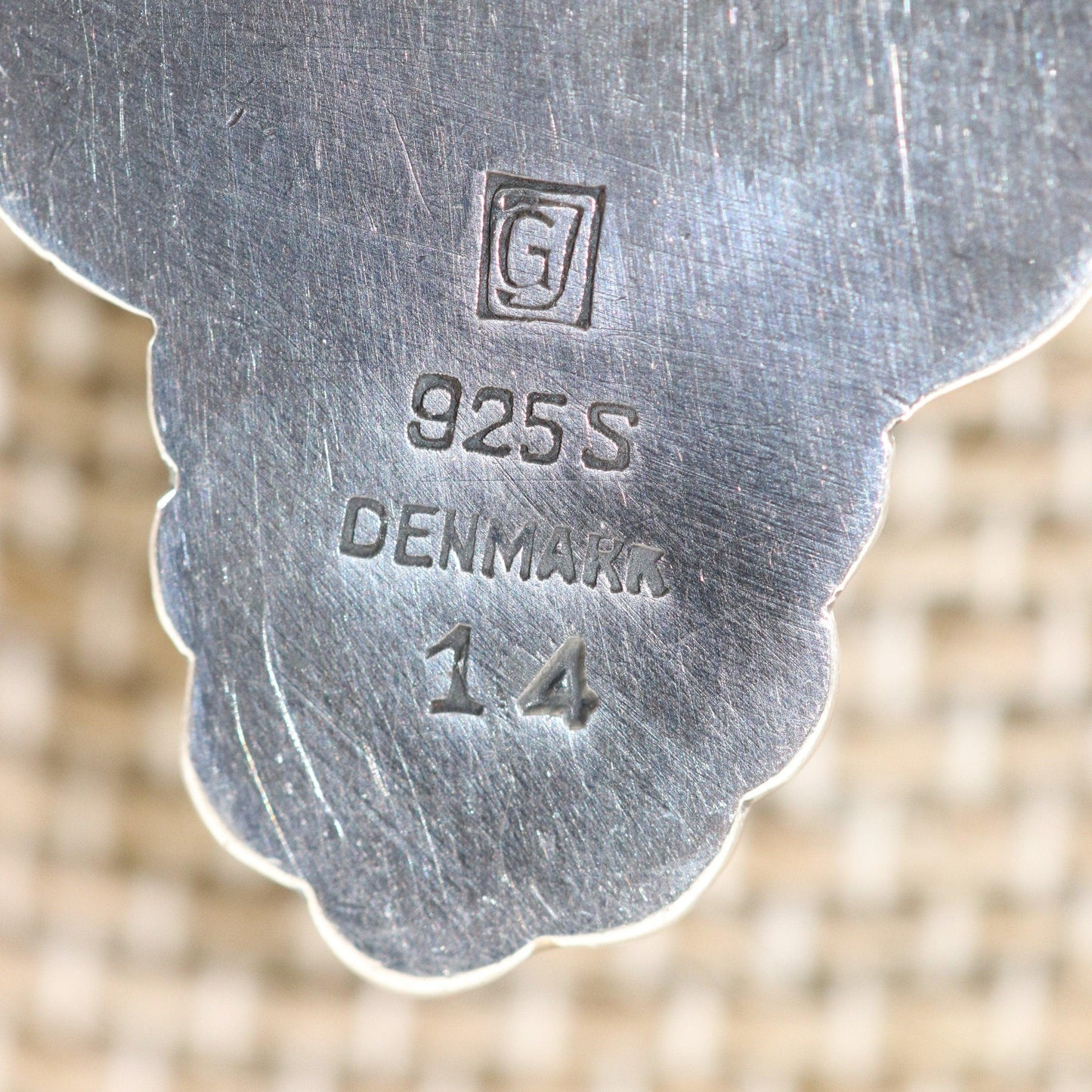 Vintage Georg Jensen Jewelry | Rare Chrysoprase and Amber Art Nouveau Necklace 14 - Carmel FSJ